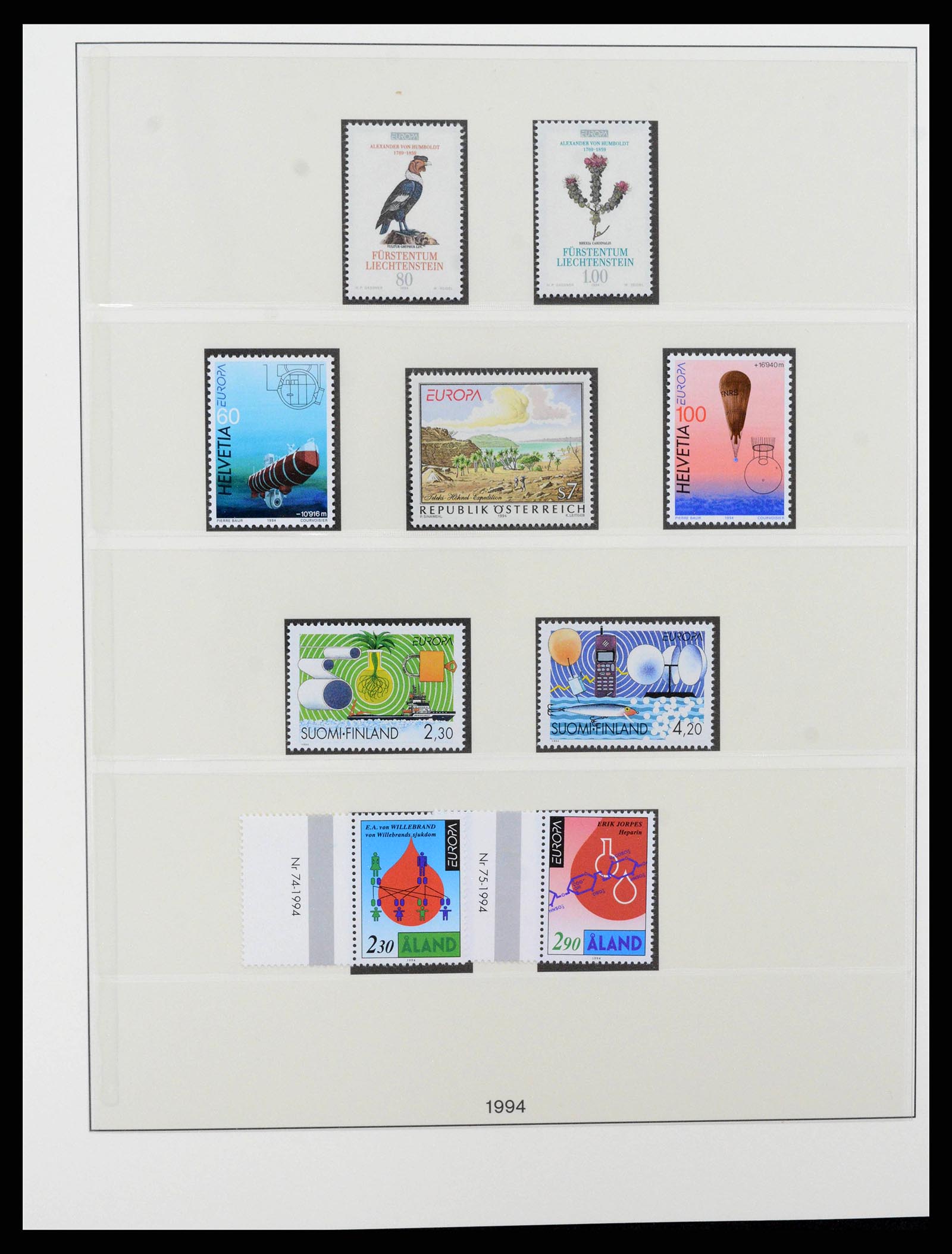 38216 0354 - Postzegelverzameling 38216 Europa Cept compleet 1956-2001.