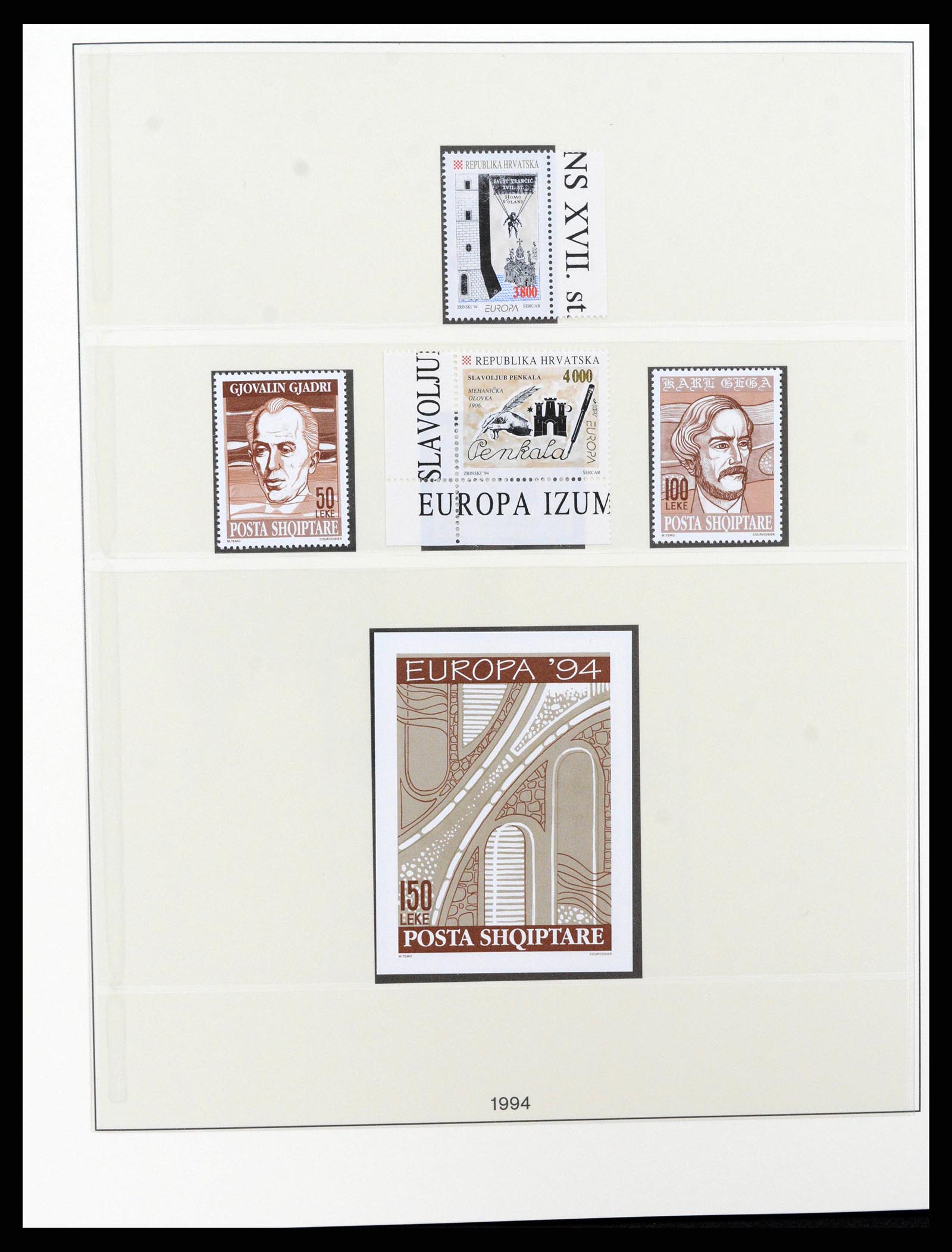 38216 0355 - Postzegelverzameling 38216 Europa Cept compleet 1956-2001.