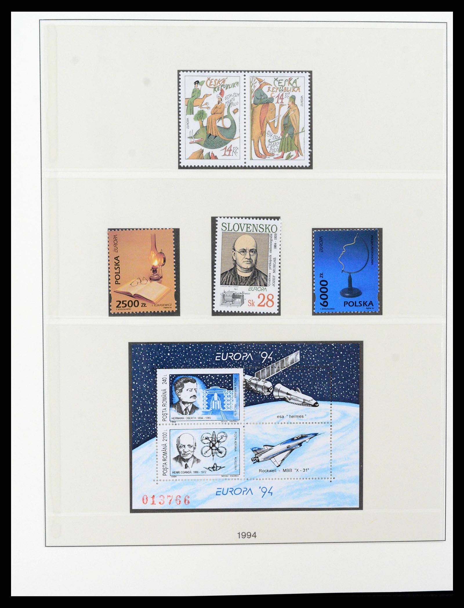 38216 0360 - Postzegelverzameling 38216 Europa Cept compleet 1956-2001.