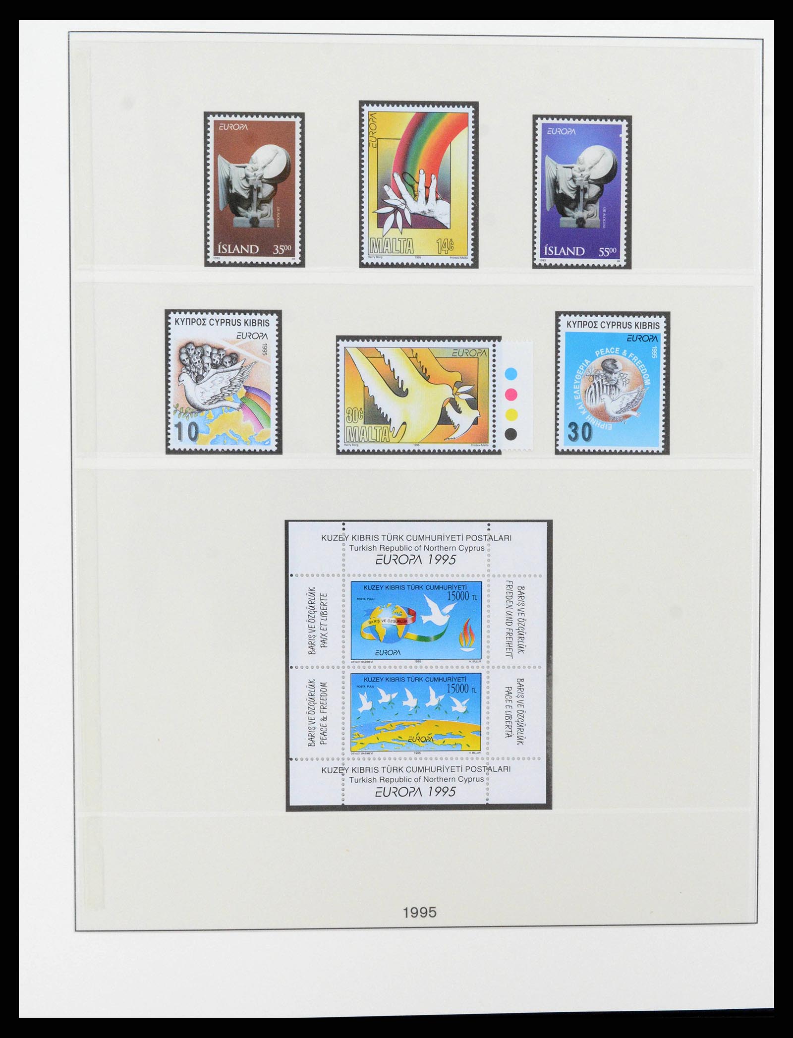 38216 0363 - Postzegelverzameling 38216 Europa Cept compleet 1956-2001.