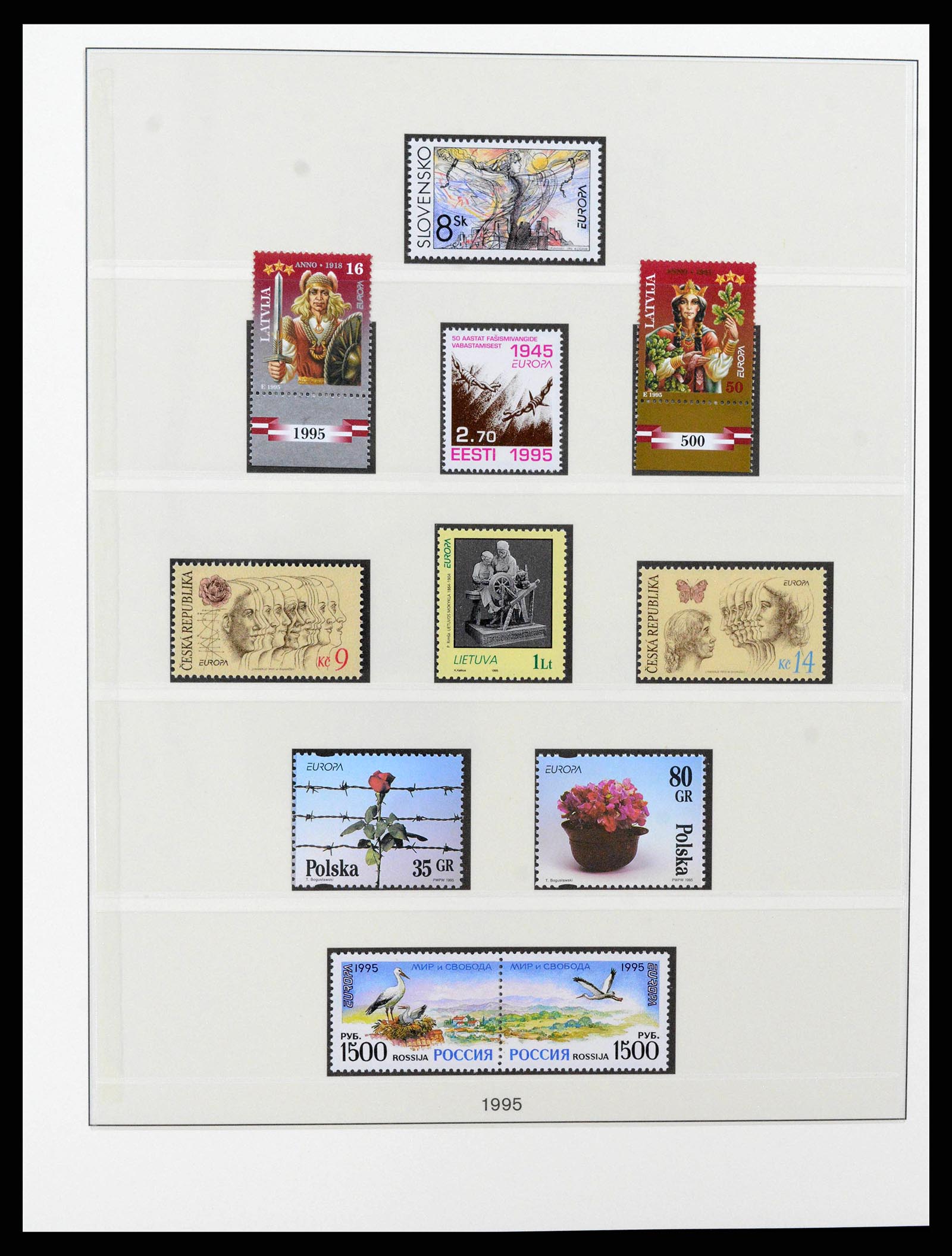 38216 0365 - Postzegelverzameling 38216 Europa Cept compleet 1956-2001.