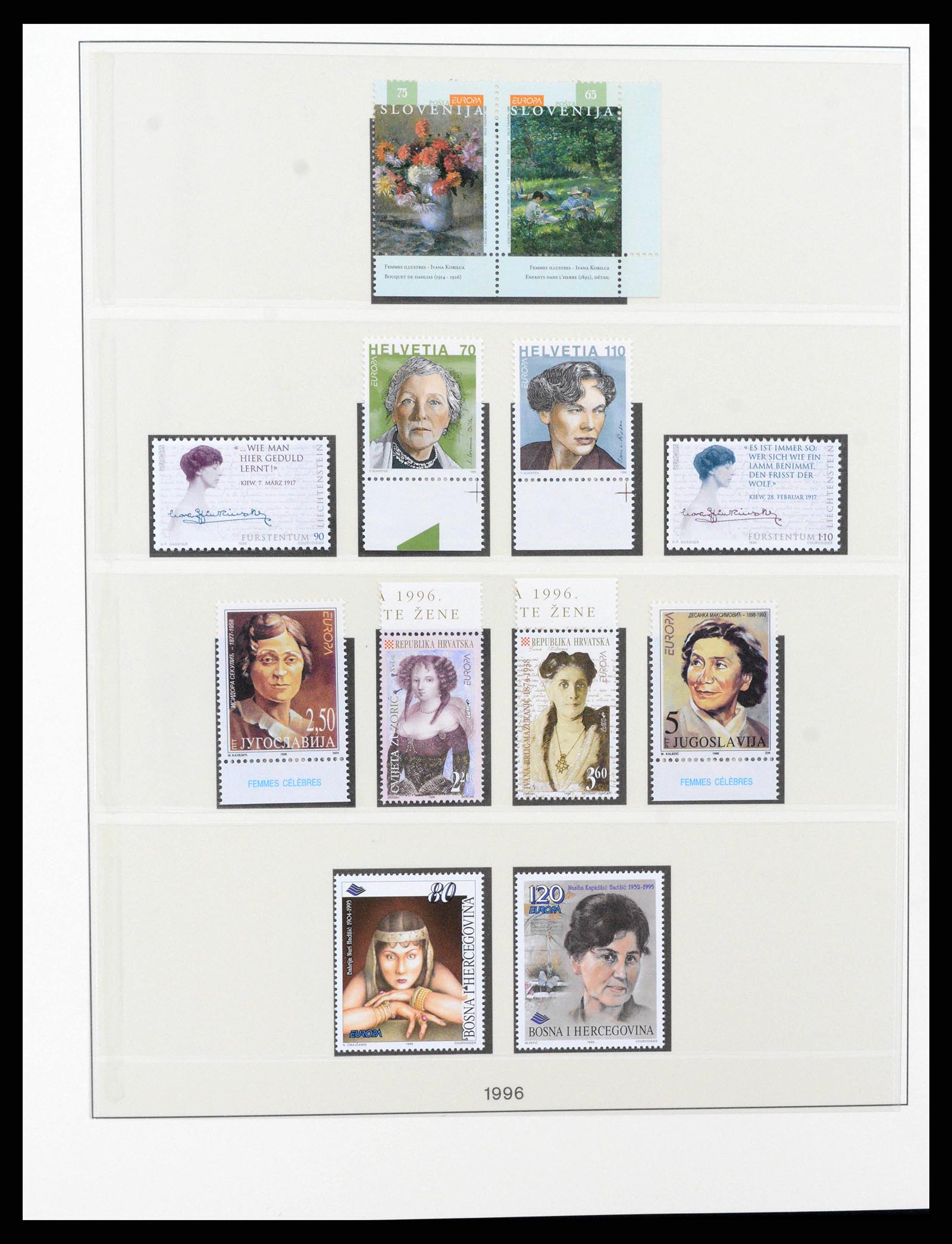 38216 0367 - Postzegelverzameling 38216 Europa Cept compleet 1956-2001.