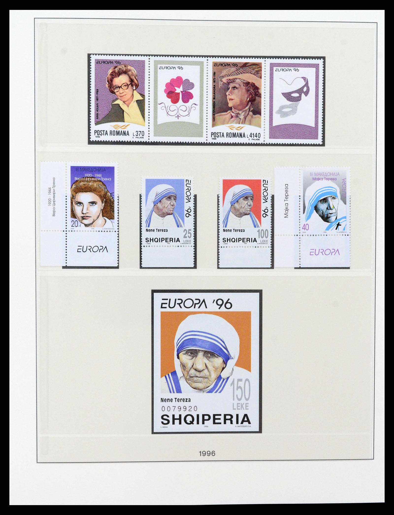 38216 0369 - Postzegelverzameling 38216 Europa Cept compleet 1956-2001.