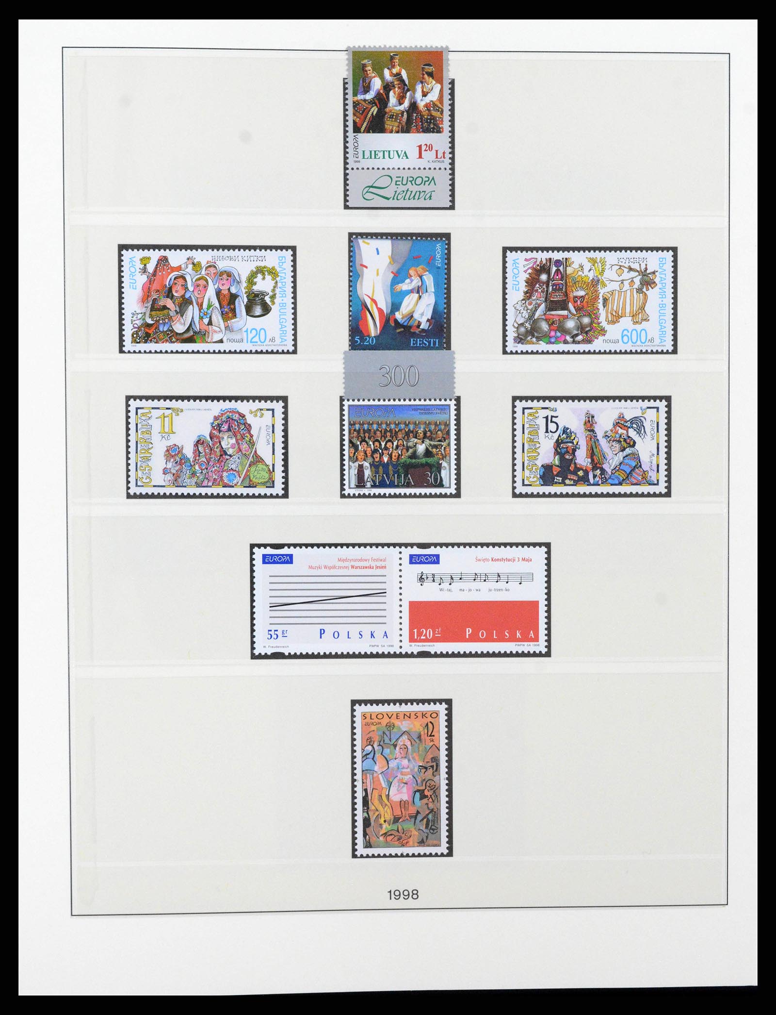 38216 0380 - Postzegelverzameling 38216 Europa Cept compleet 1956-2001.