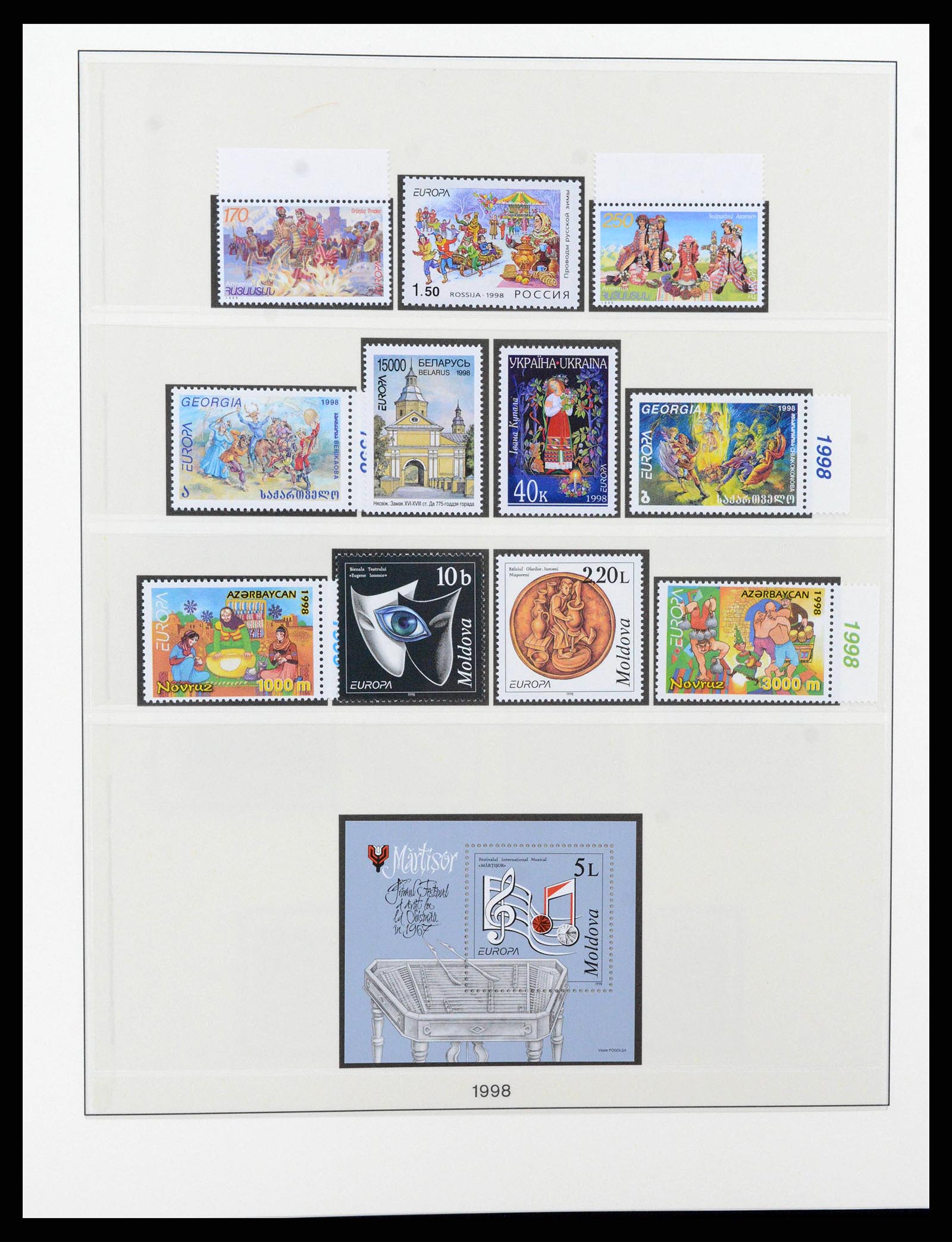 38216 0381 - Postzegelverzameling 38216 Europa Cept compleet 1956-2001.