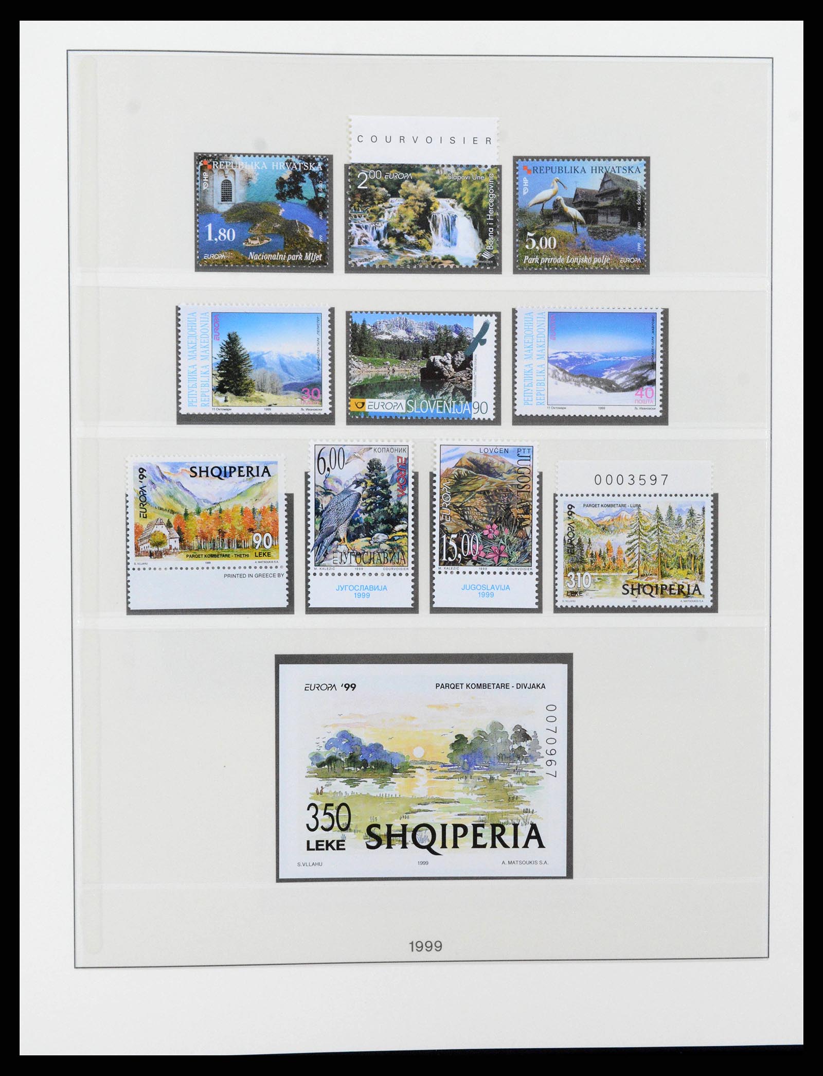 38216 0383 - Postzegelverzameling 38216 Europa Cept compleet 1956-2001.