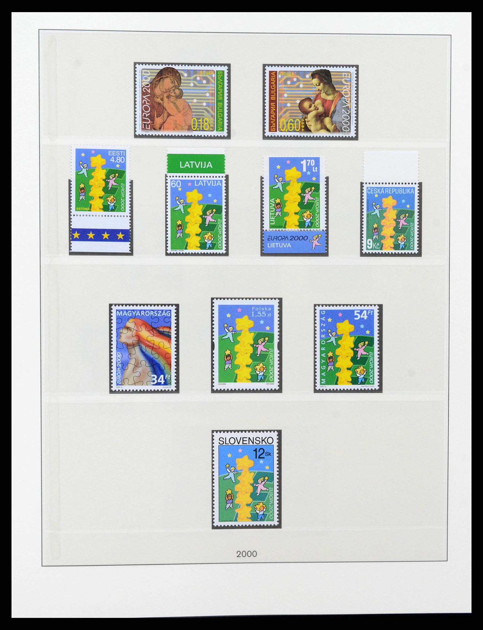 38216 0389 - Postzegelverzameling 38216 Europa Cept compleet 1956-2001.