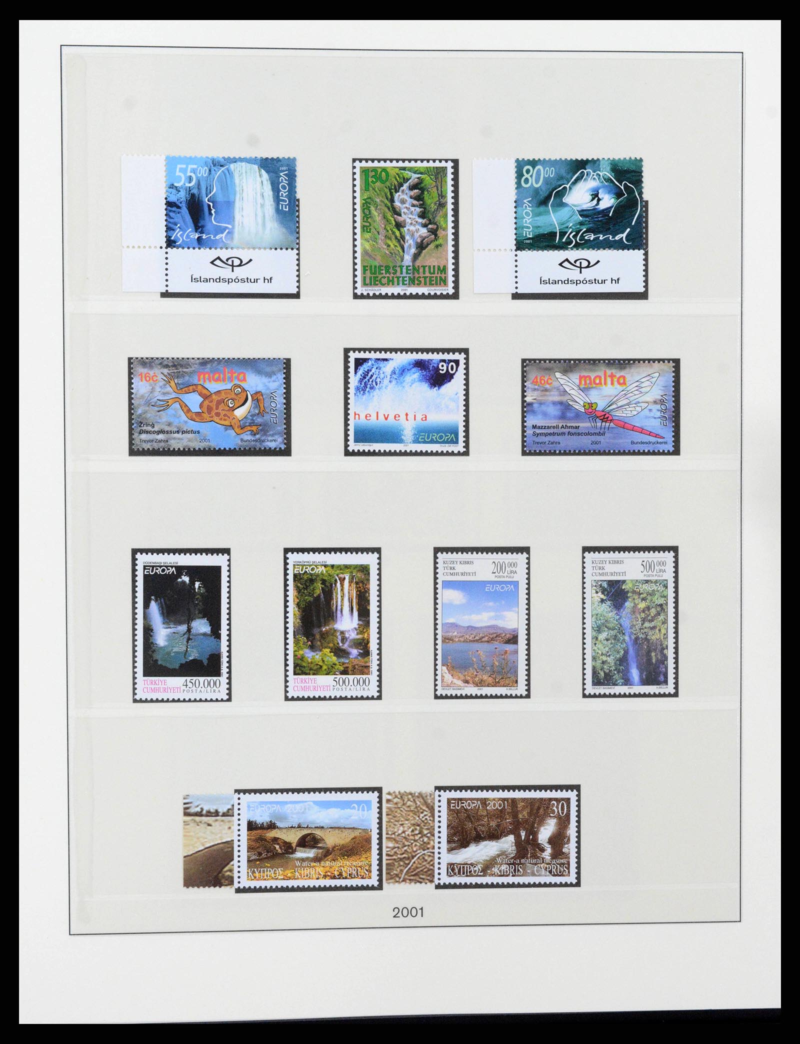 38216 0391 - Postzegelverzameling 38216 Europa Cept compleet 1956-2001.