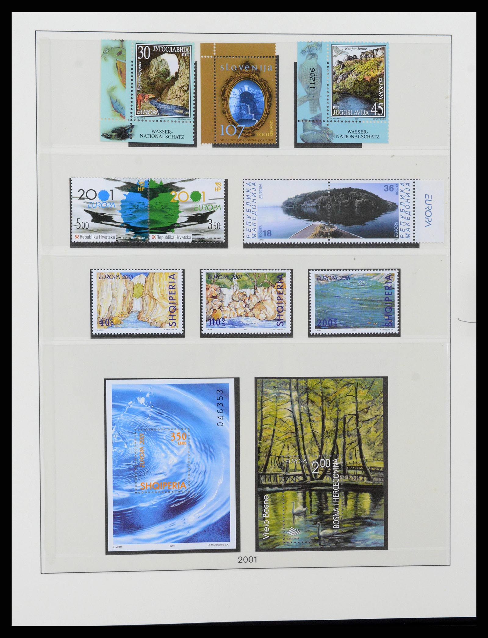 38216 0392 - Postzegelverzameling 38216 Europa Cept compleet 1956-2001.