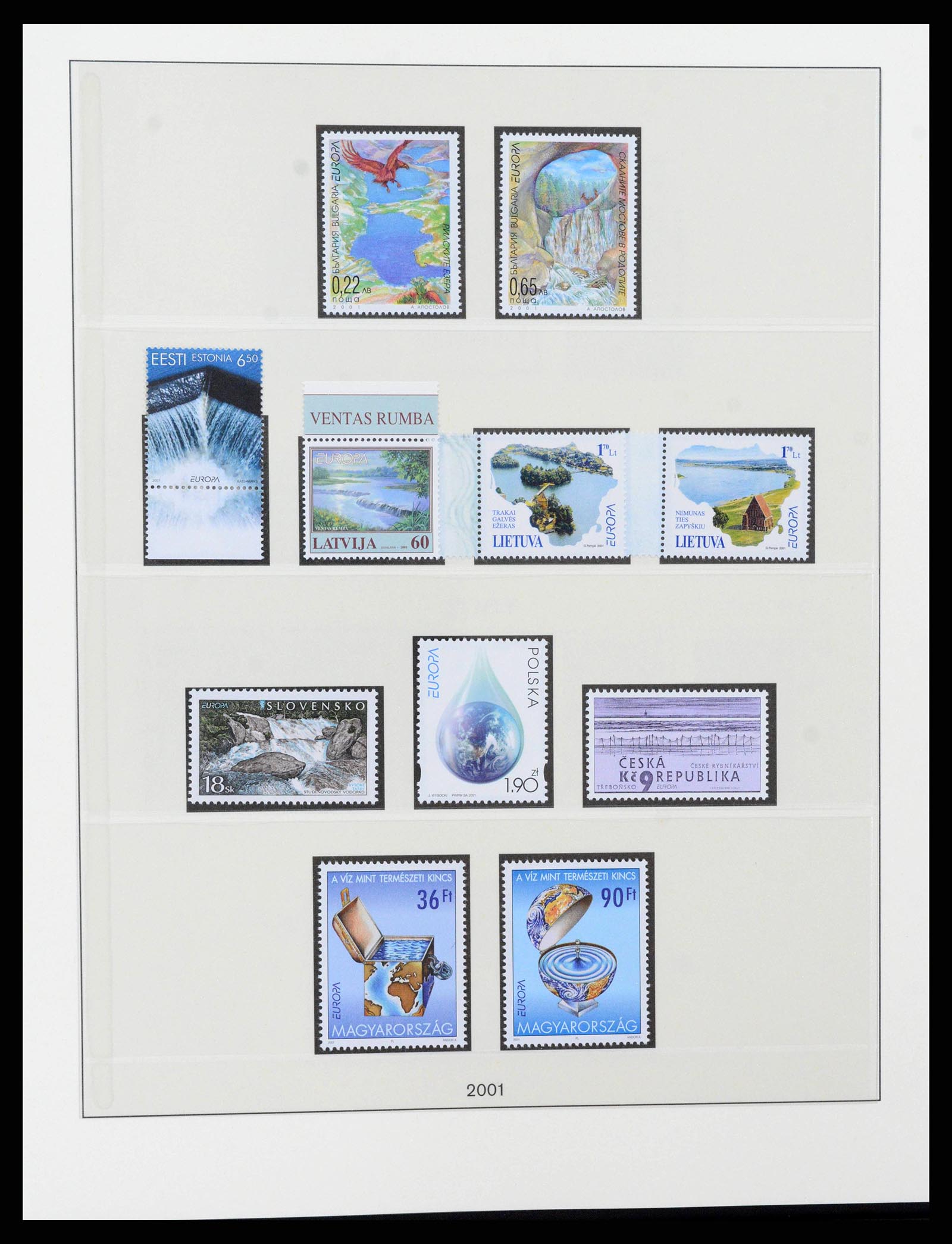 38216 0393 - Postzegelverzameling 38216 Europa Cept compleet 1956-2001.