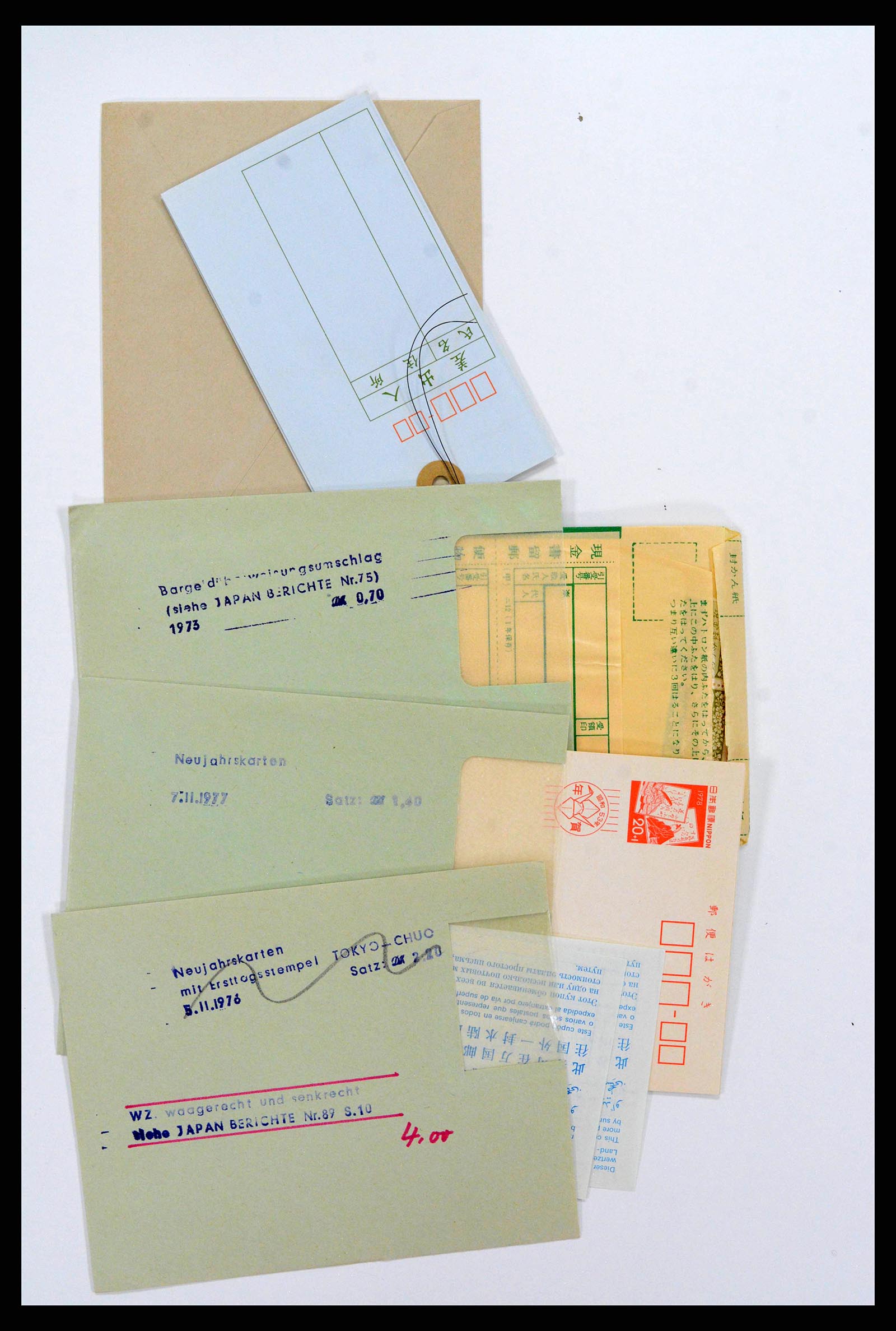 38217 0009 - Postzegelverzameling 38217 Japan postwaardestukken 1949-2018.