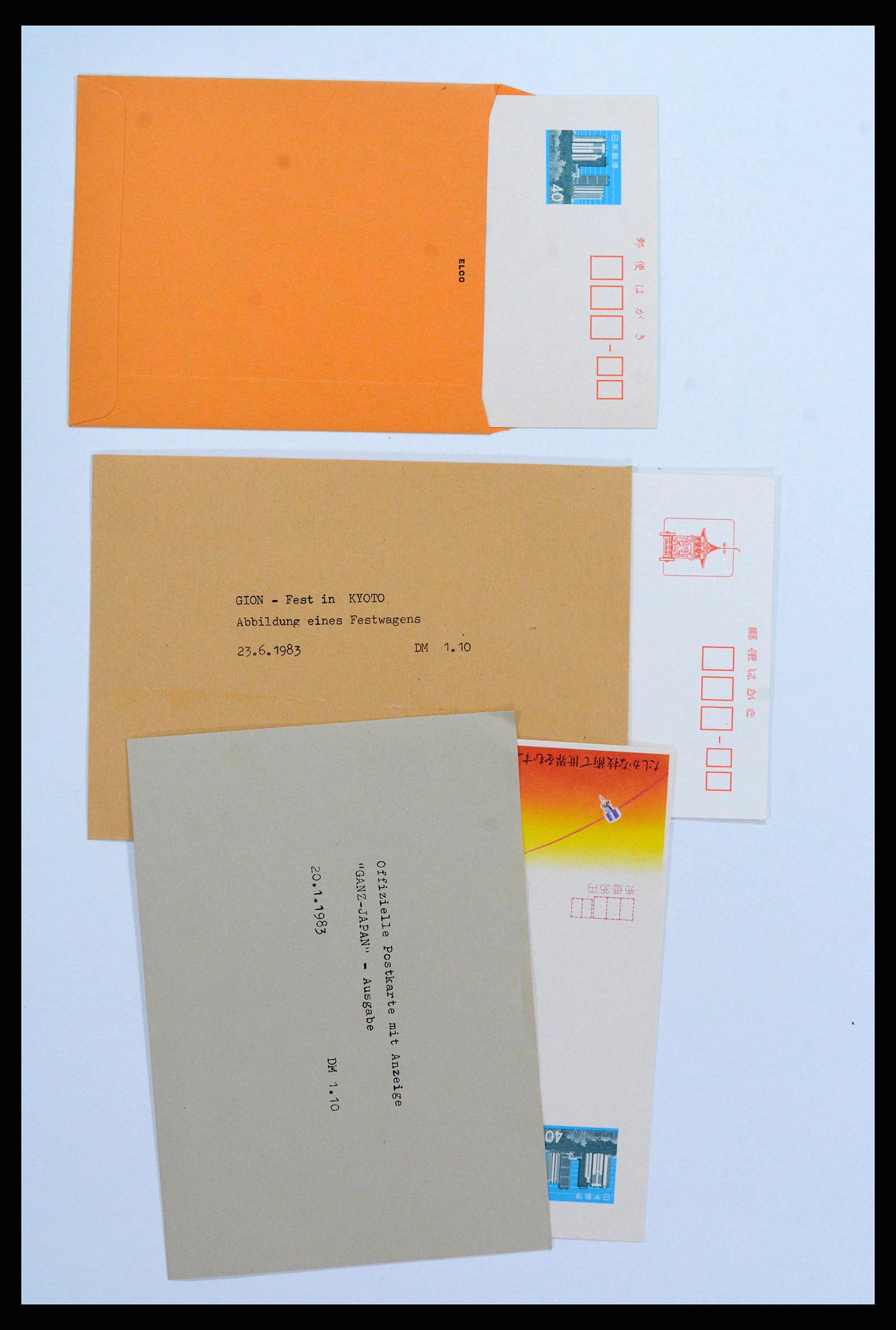 38217 0031 - Stamp collection 38217 Japan postal stationeries 1949-2018.