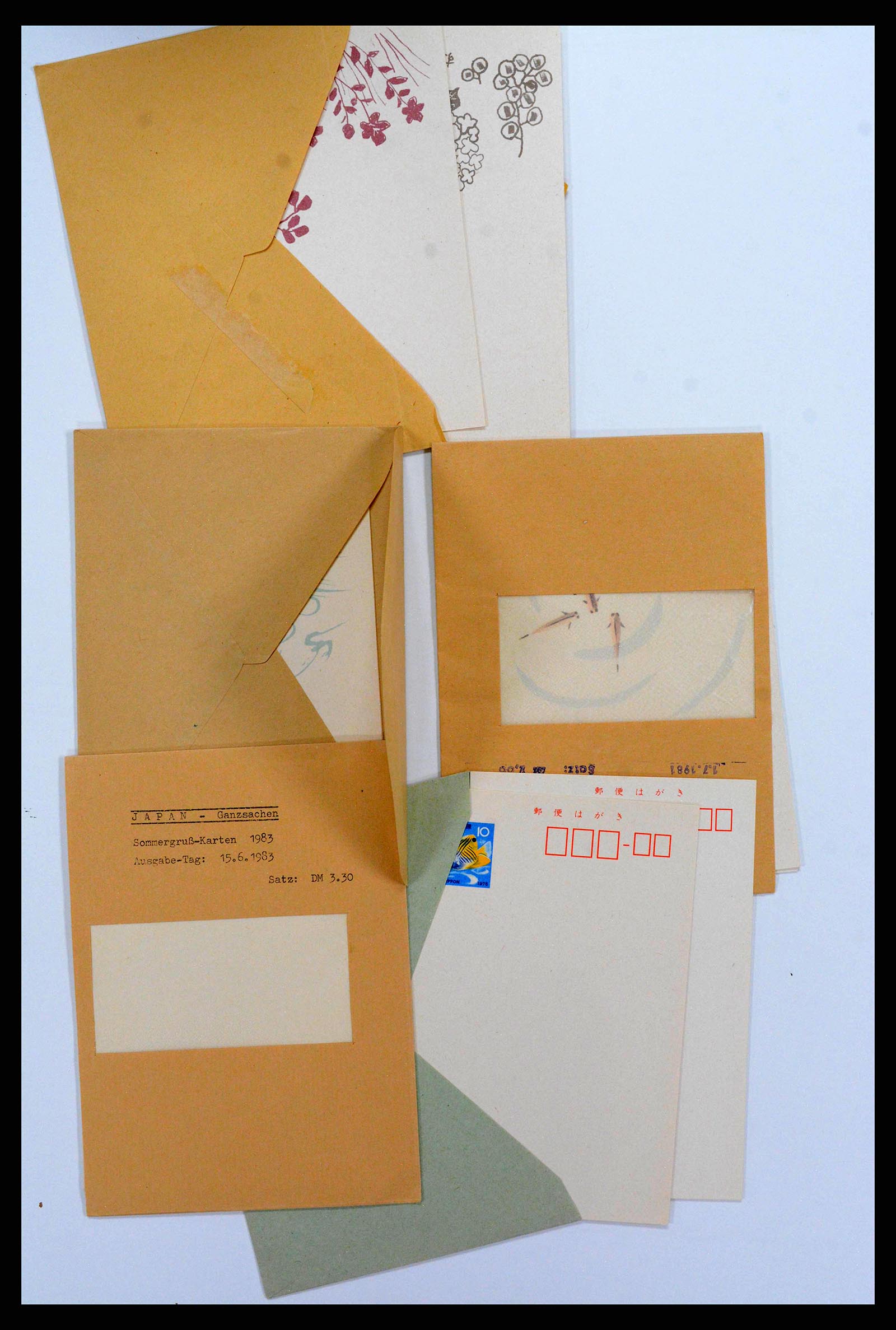 38217 0052 - Stamp collection 38217 Japan postal stationeries 1949-2018.