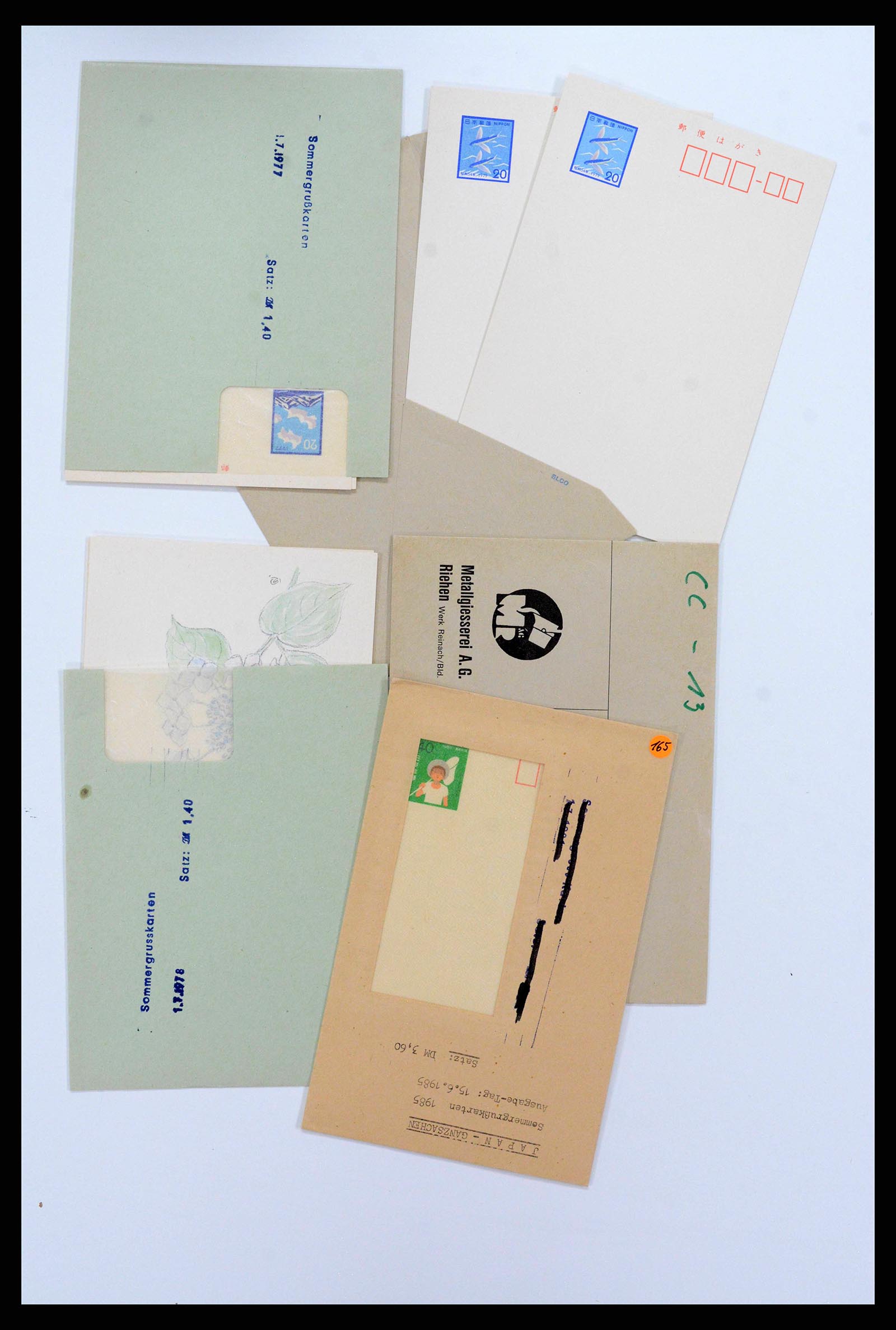 38217 0053 - Stamp collection 38217 Japan postal stationeries 1949-2018.