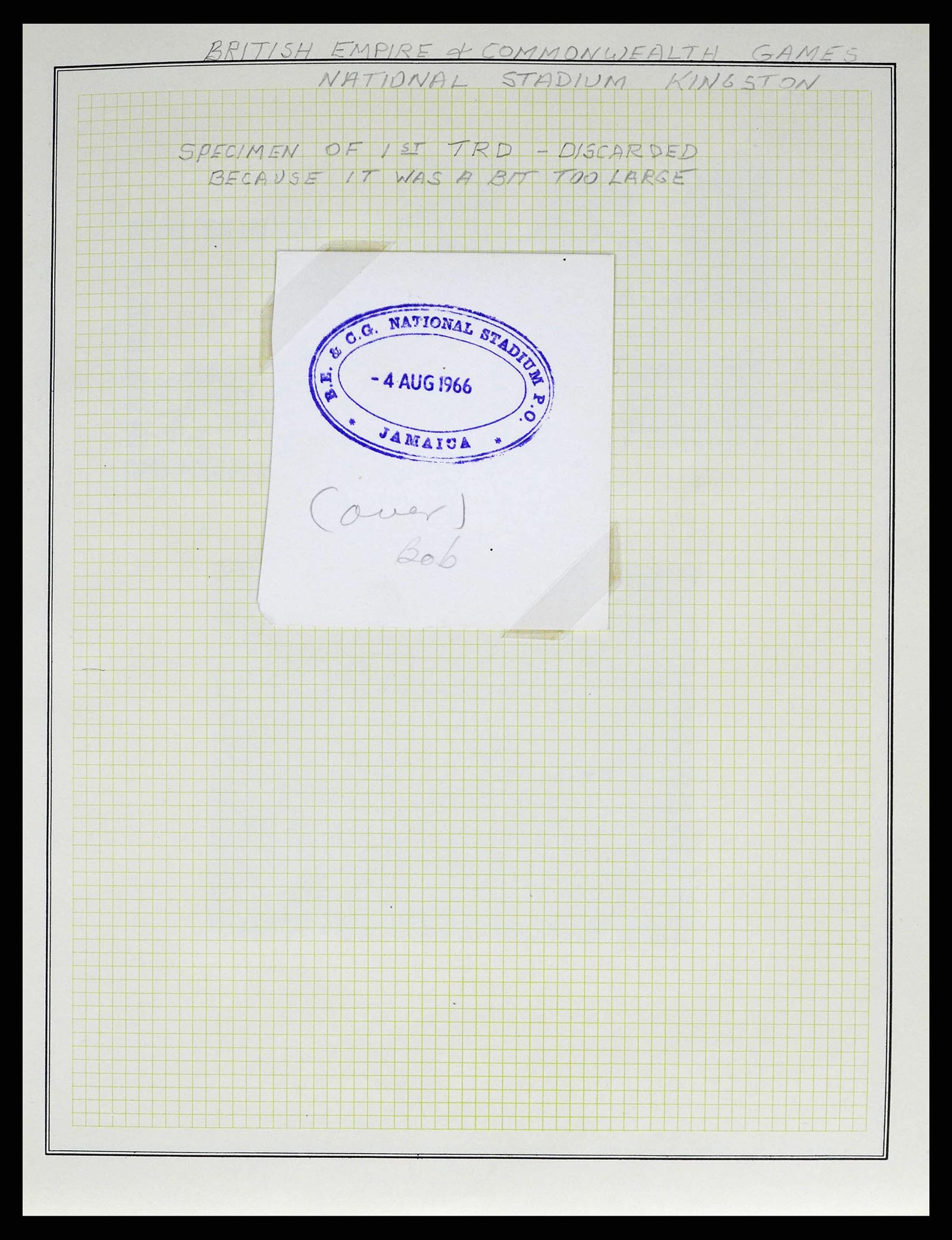 38218 0039 - Stamp collection 38218 Jamaica cancels 1900-1965.