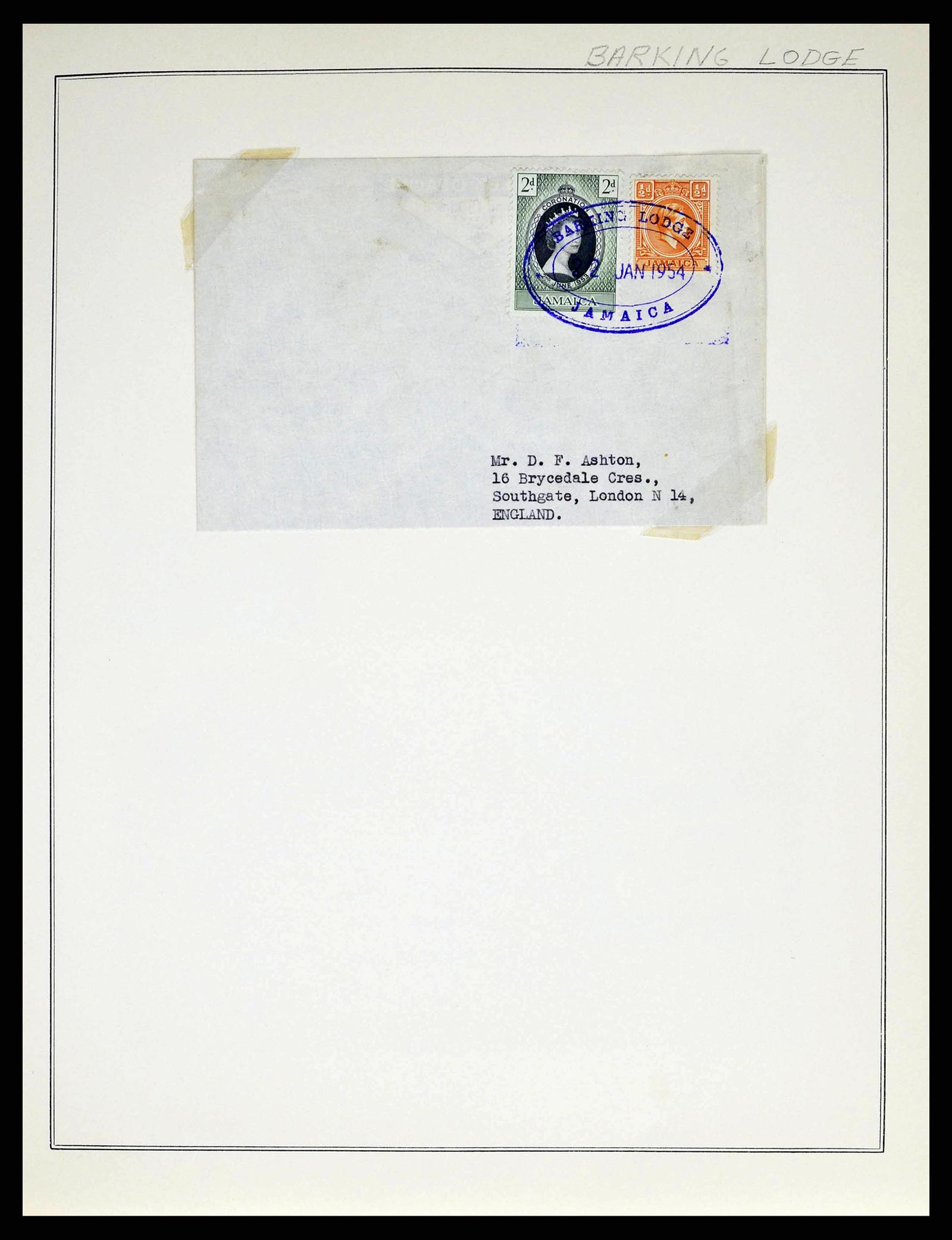 38218 0051 - Stamp collection 38218 Jamaica cancels 1900-1965.