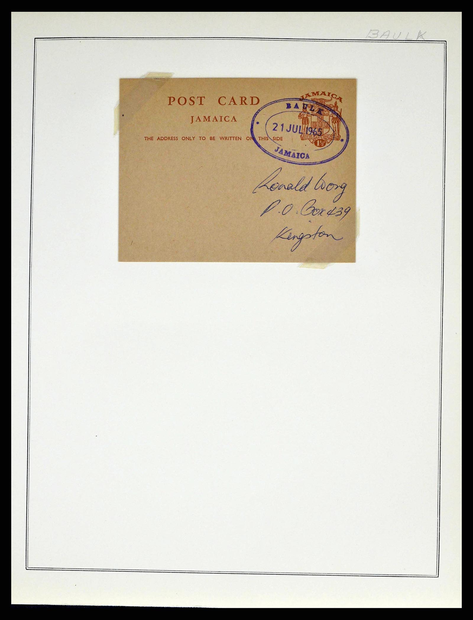 38218 0057 - Stamp collection 38218 Jamaica cancels 1900-1965.