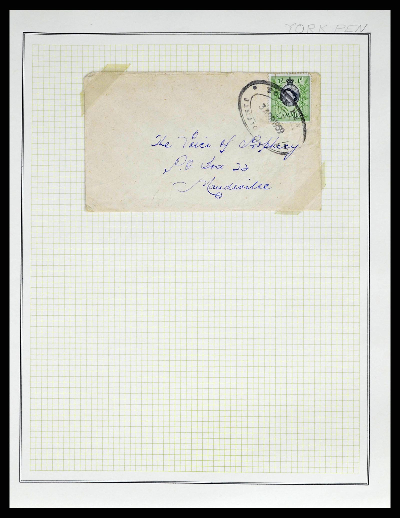 38218 0852 - Stamp collection 38218 Jamaica cancels 1900-1965.