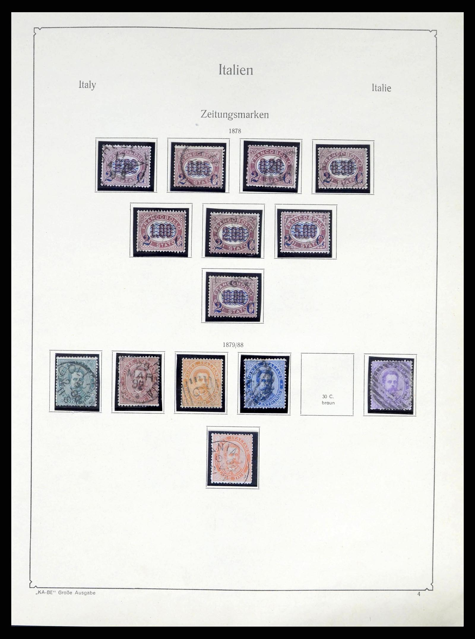 38220 0005 - Postzegelverzameling 38220 Italië 1863-2010.