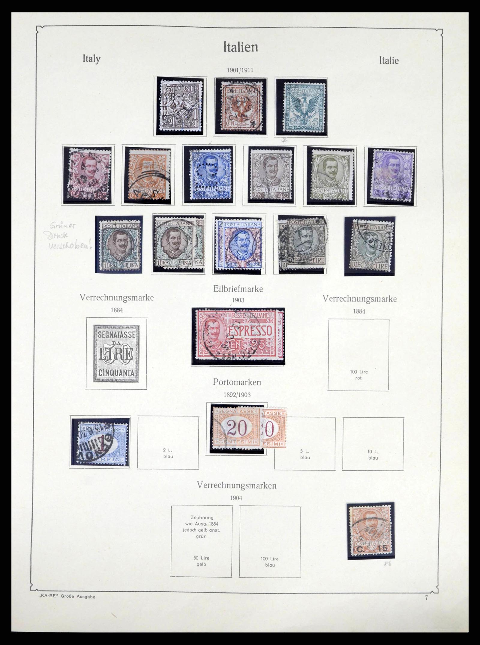 38220 0008 - Postzegelverzameling 38220 Italië 1863-2010.