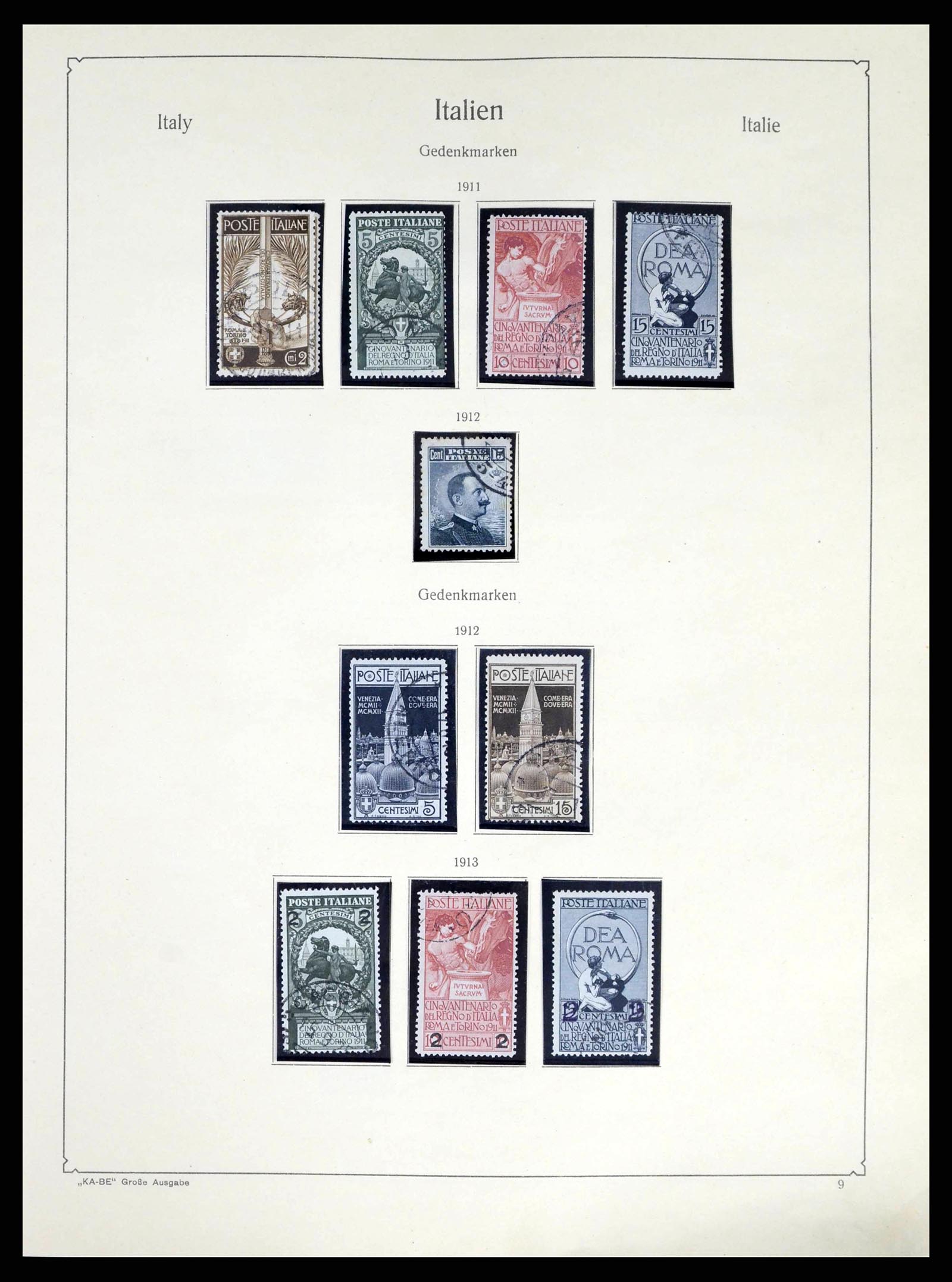 38220 0010 - Stamp collection 38220 Italy 1863-2010.