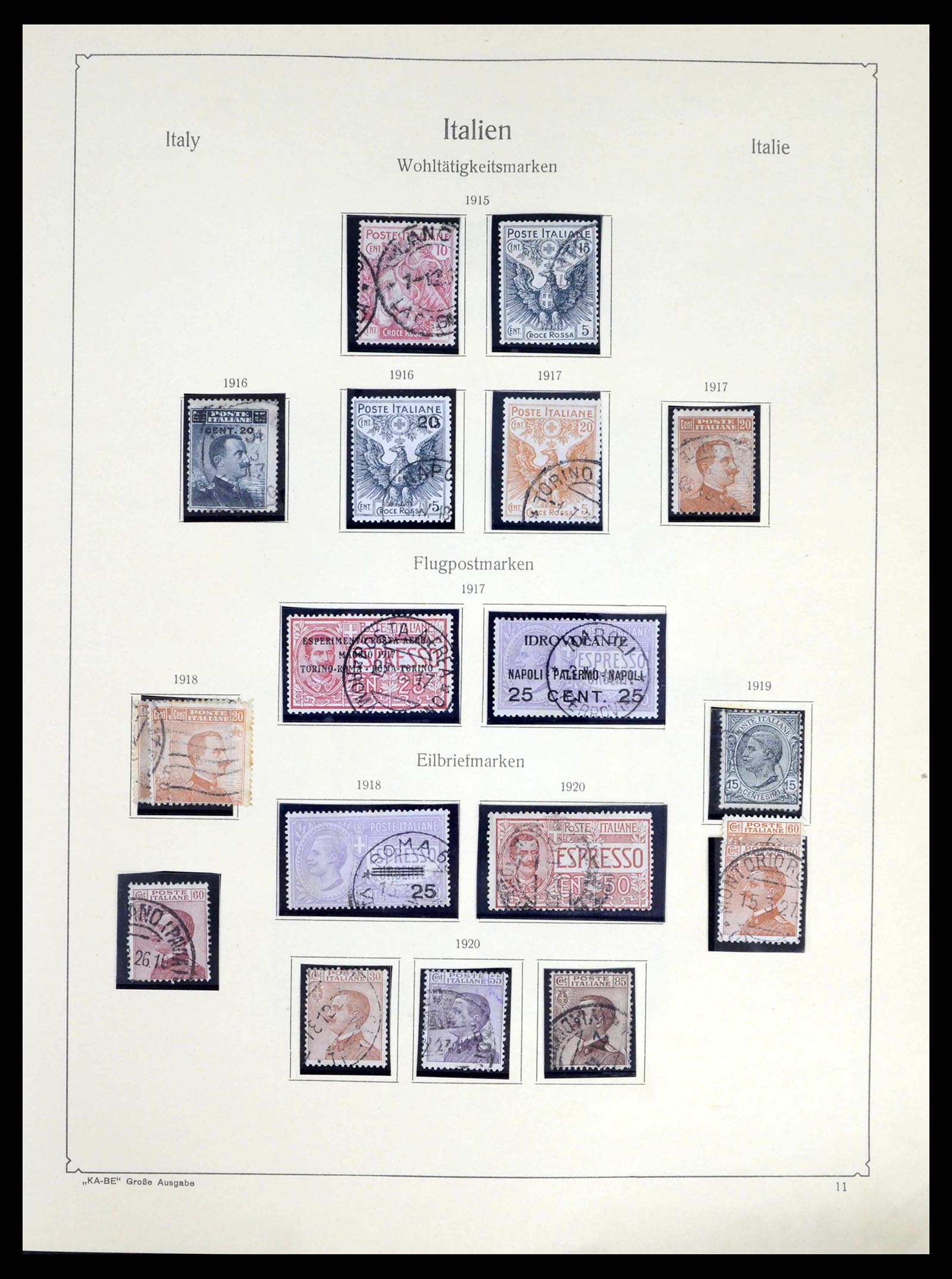 38220 0012 - Postzegelverzameling 38220 Italië 1863-2010.
