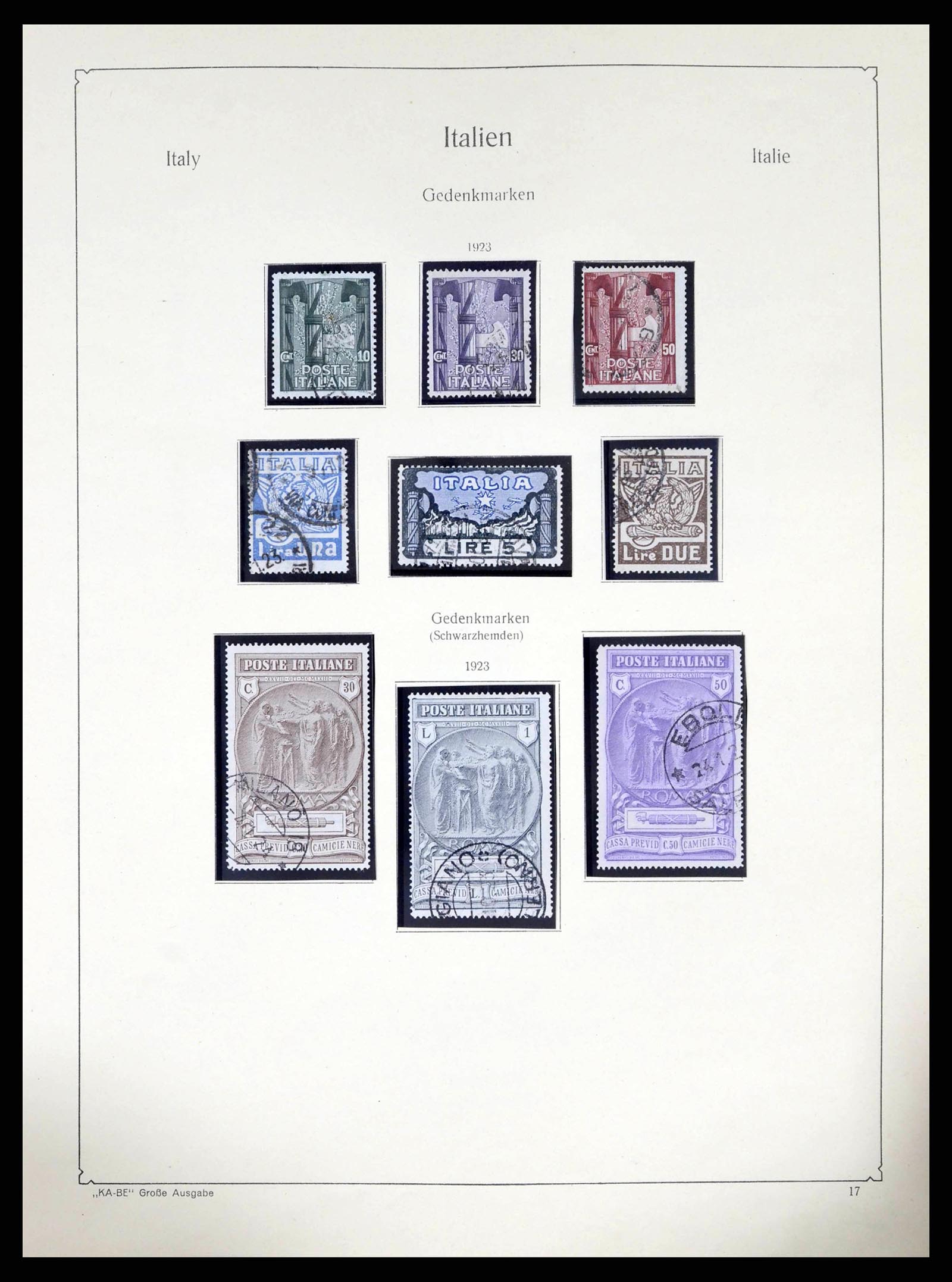 38220 0018 - Stamp collection 38220 Italy 1863-2010.