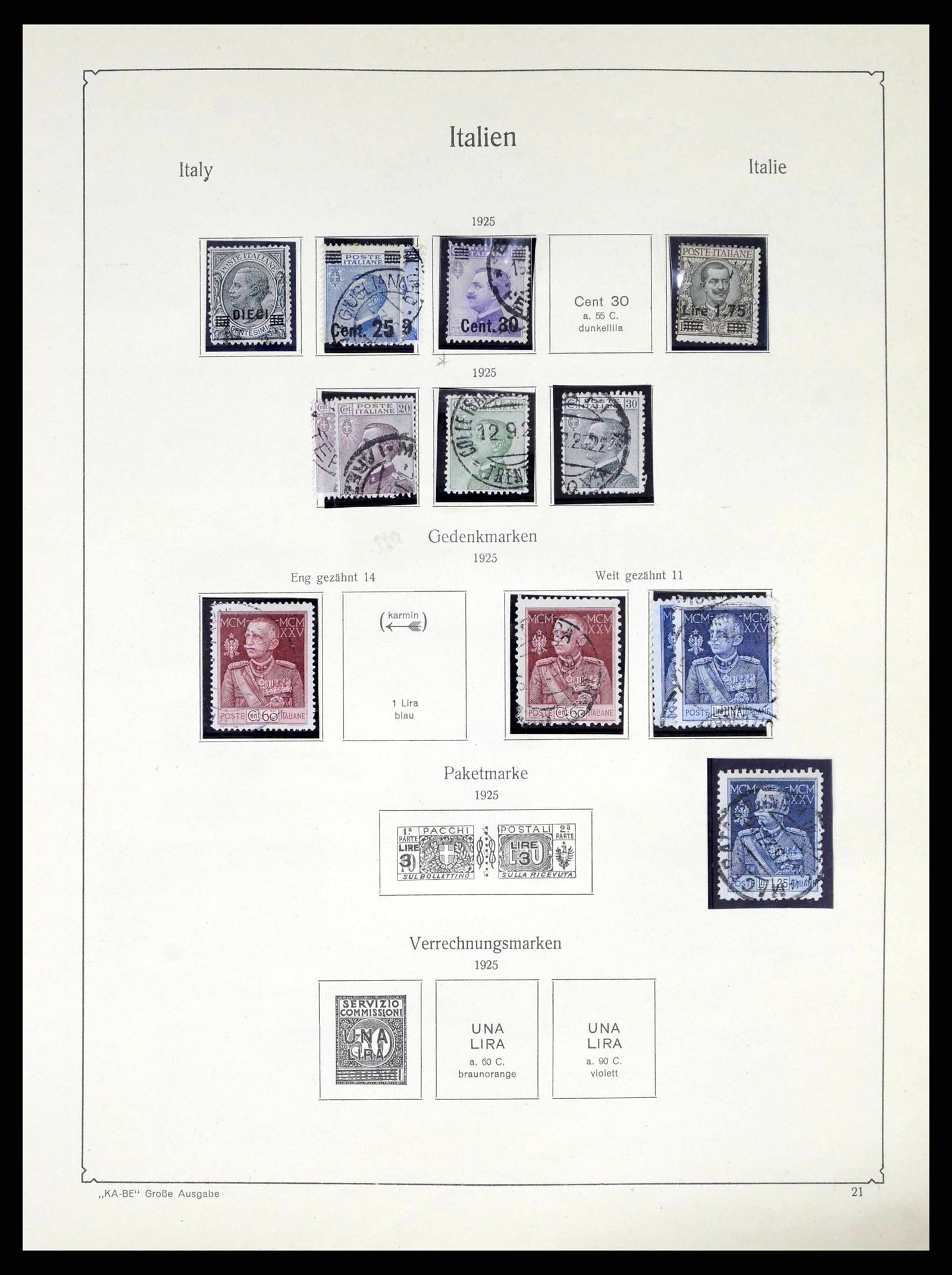 38220 0023 - Postzegelverzameling 38220 Italië 1863-2010.