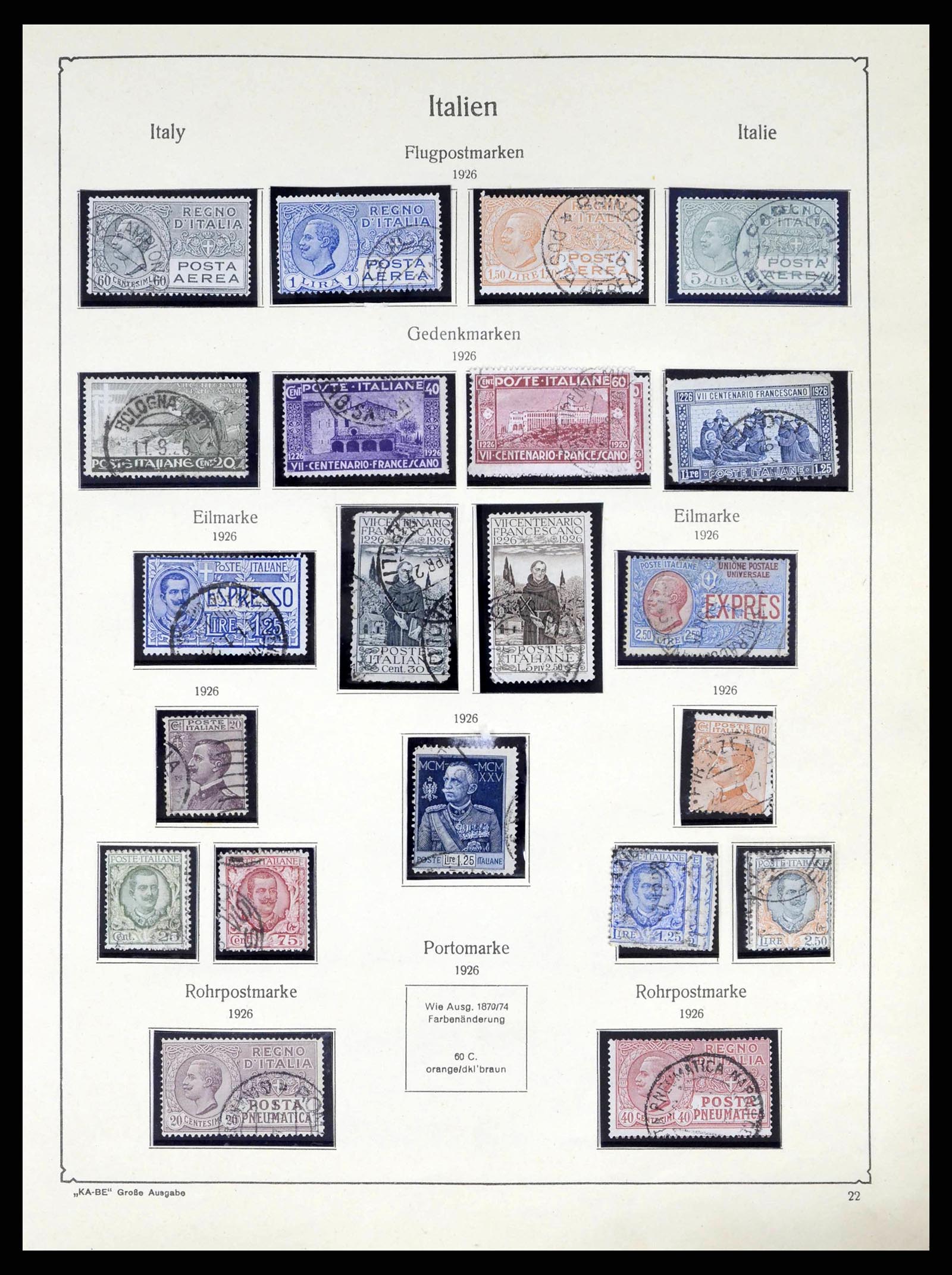 38220 0024 - Postzegelverzameling 38220 Italië 1863-2010.
