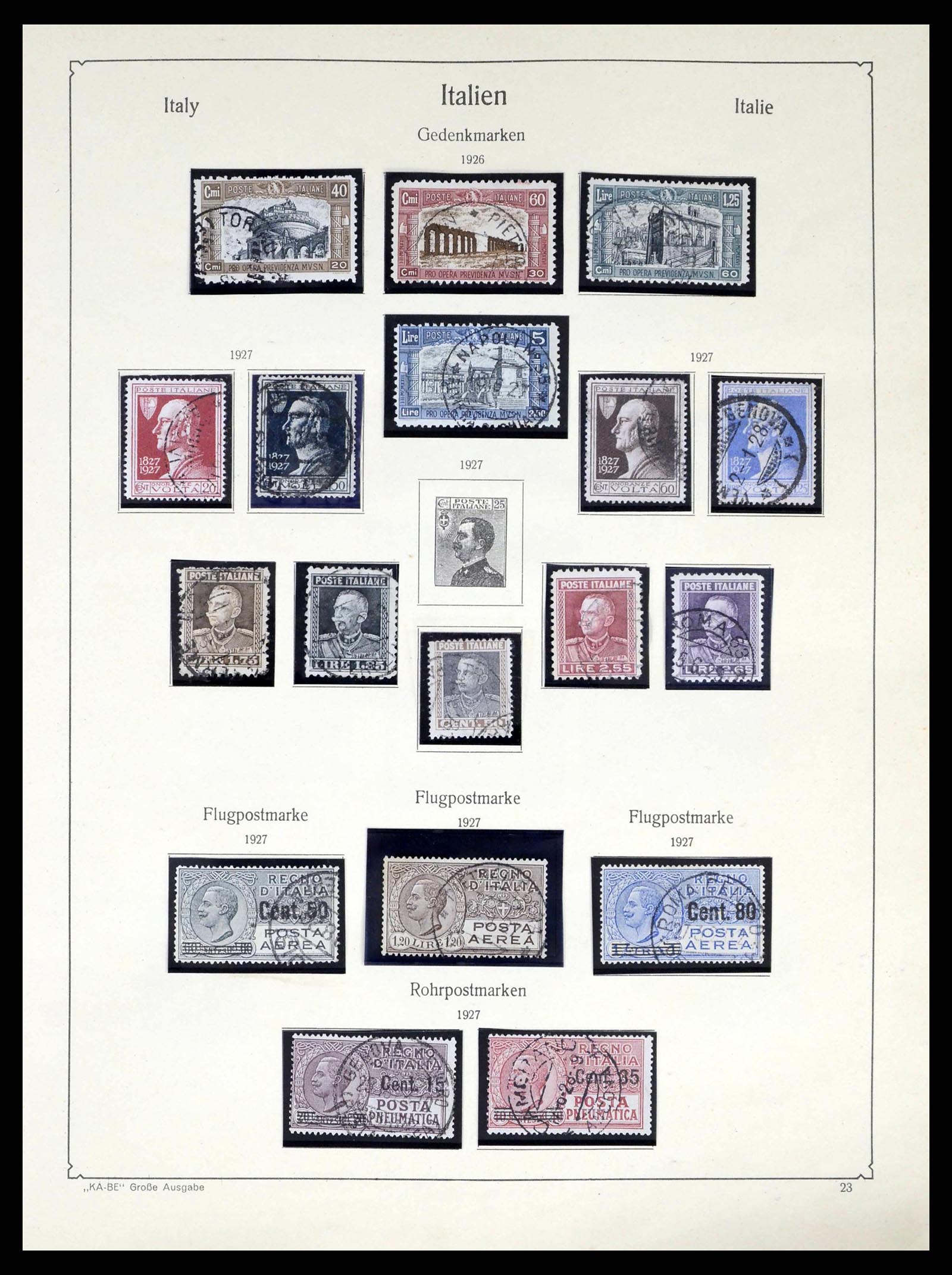 38220 0025 - Stamp collection 38220 Italy 1863-2010.