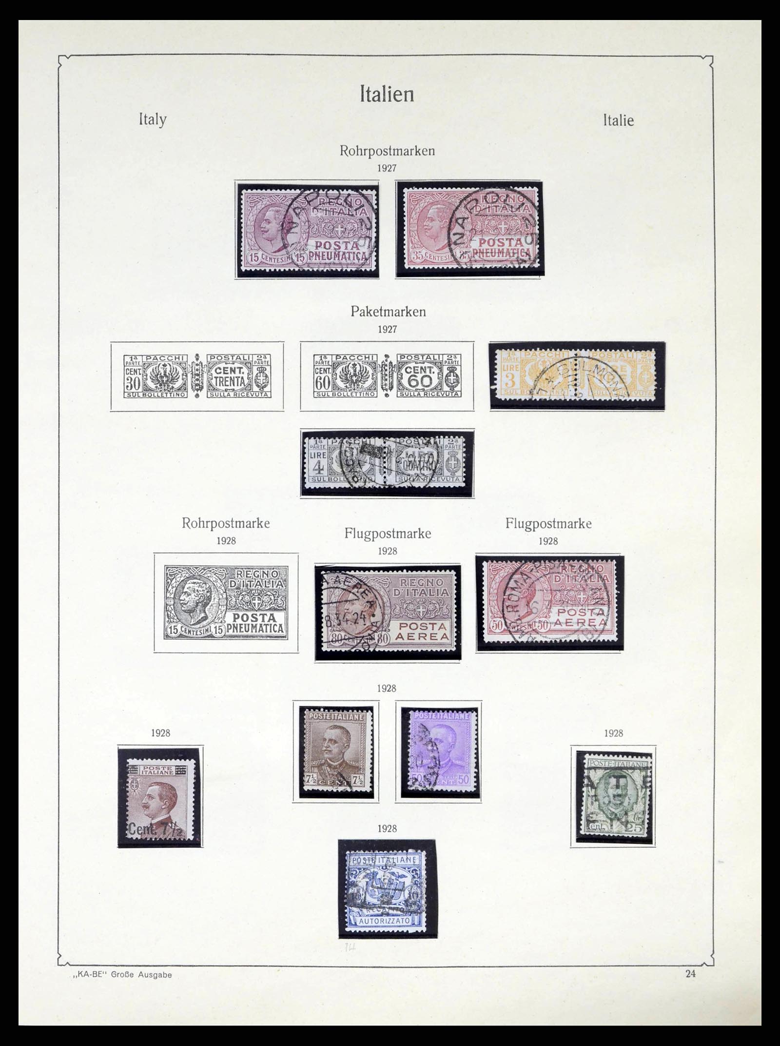 38220 0026 - Postzegelverzameling 38220 Italië 1863-2010.