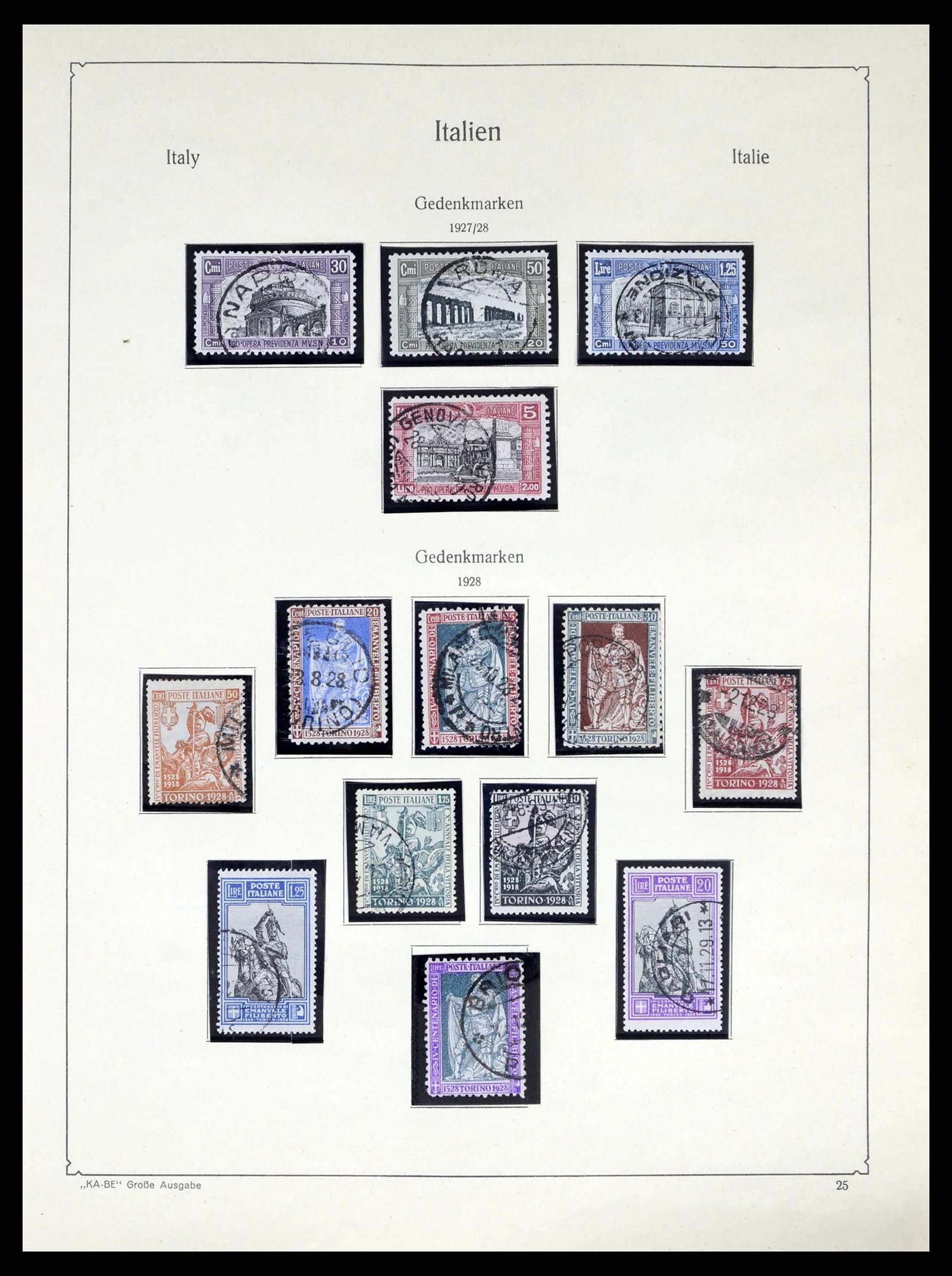 38220 0027 - Postzegelverzameling 38220 Italië 1863-2010.
