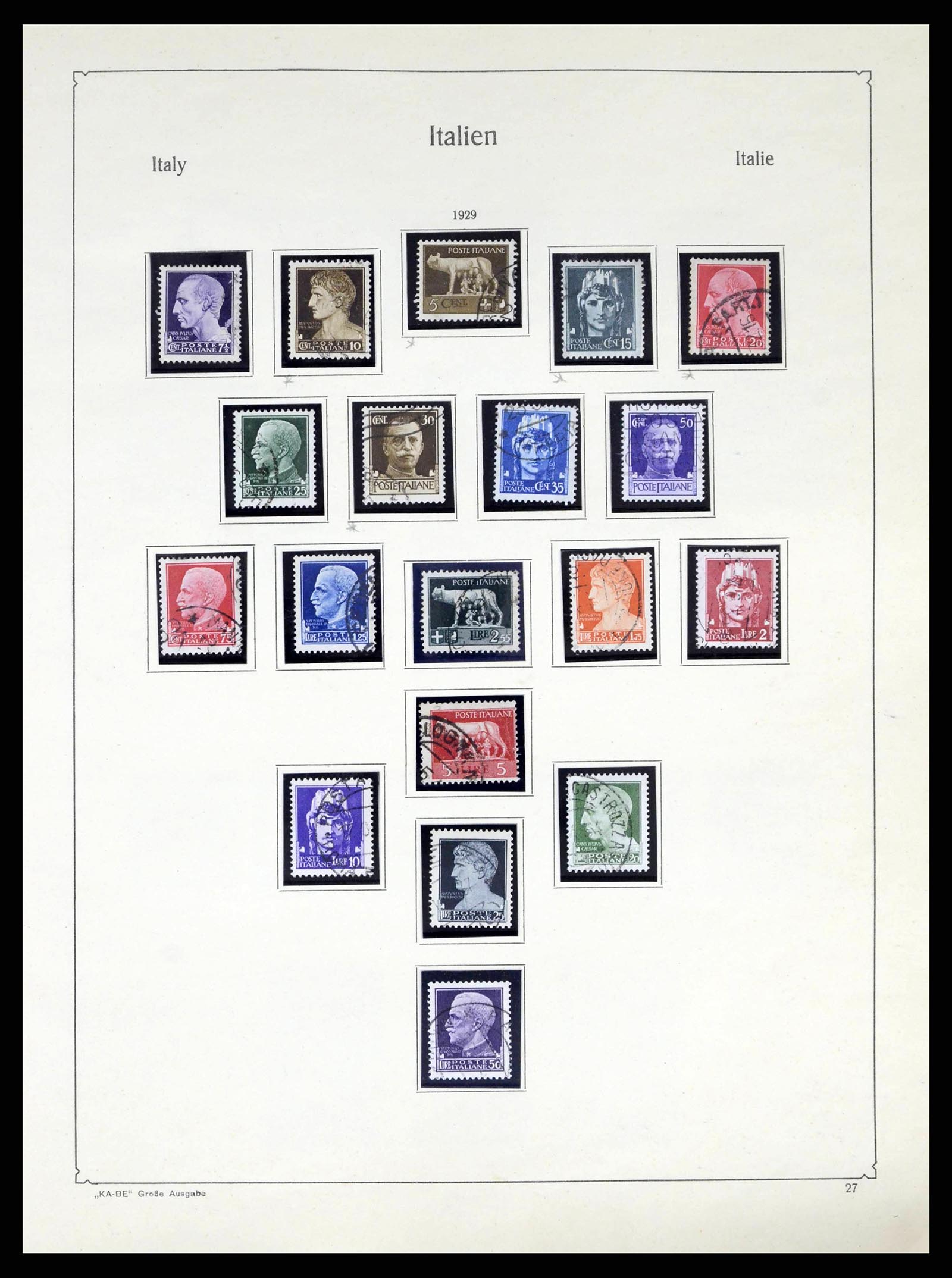38220 0029 - Postzegelverzameling 38220 Italië 1863-2010.