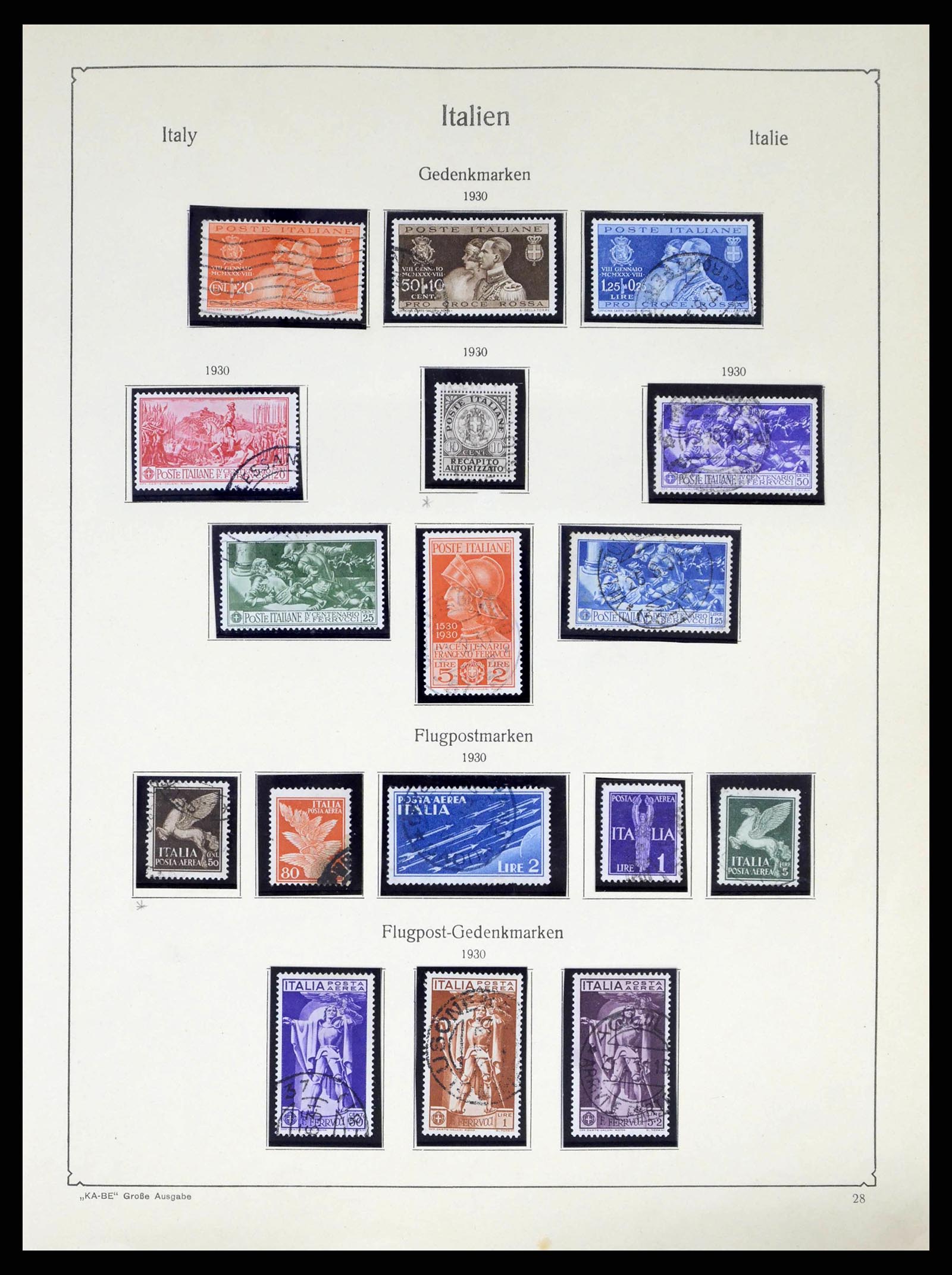 38220 0030 - Stamp collection 38220 Italy 1863-2010.