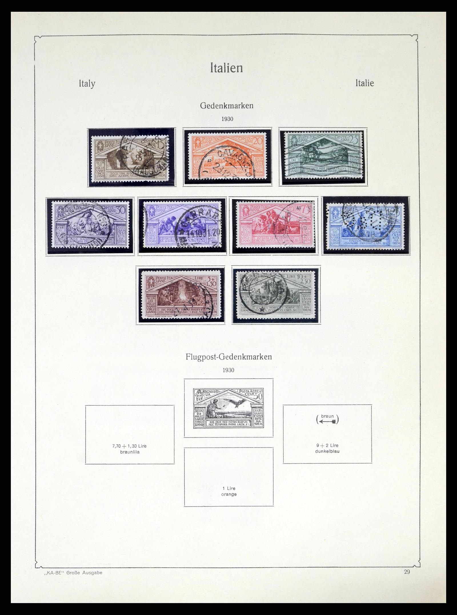 38220 0031 - Stamp collection 38220 Italy 1863-2010.