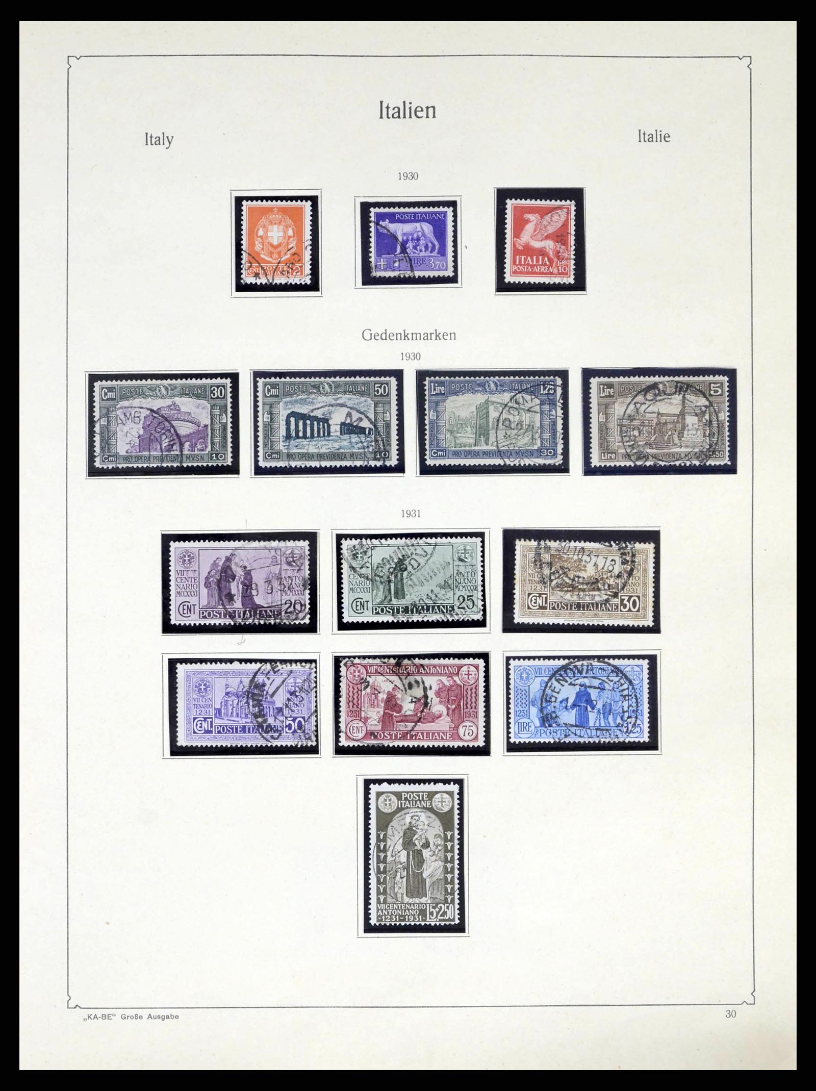 38220 0032 - Stamp collection 38220 Italy 1863-2010.