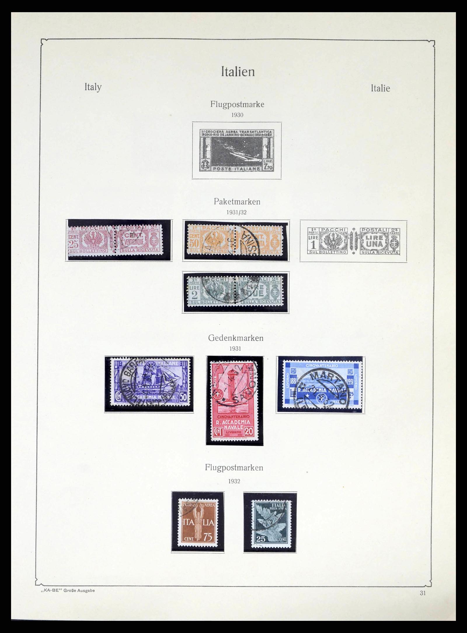 38220 0033 - Stamp collection 38220 Italy 1863-2010.
