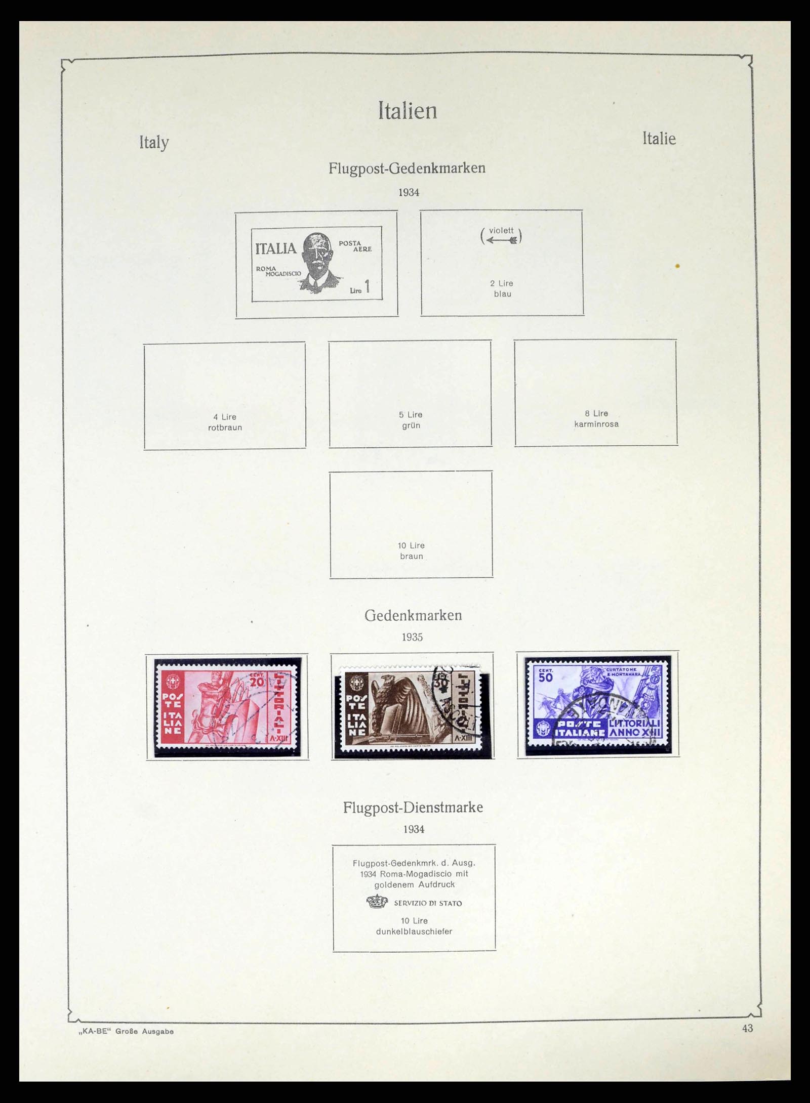 38220 0045 - Postzegelverzameling 38220 Italië 1863-2010.
