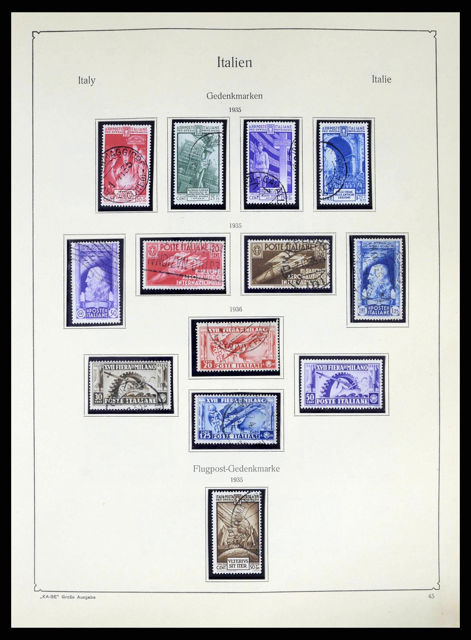 38220 0047 - Stamp collection 38220 Italy 1863-2010.