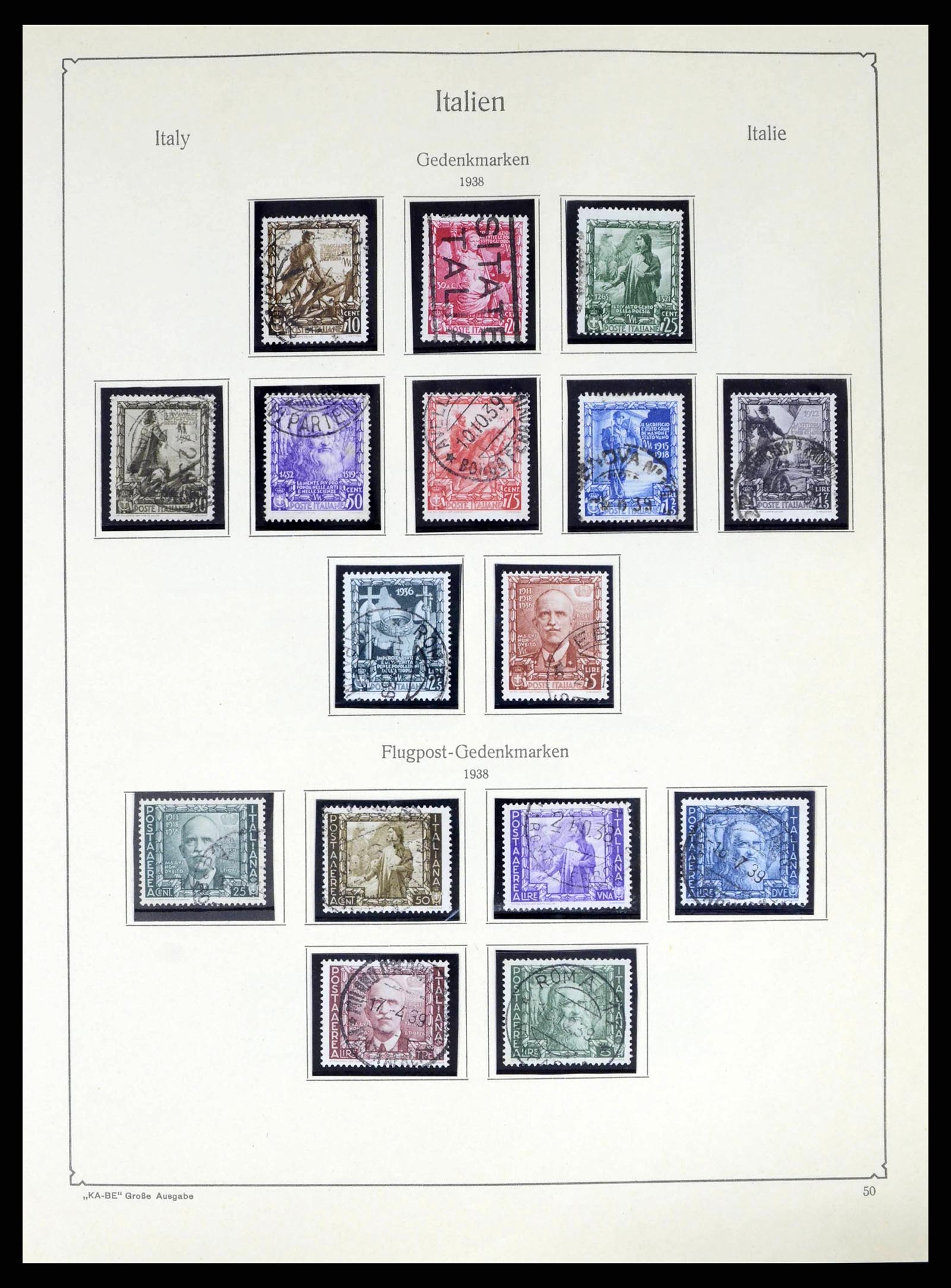 38220 0052 - Stamp collection 38220 Italy 1863-2010.