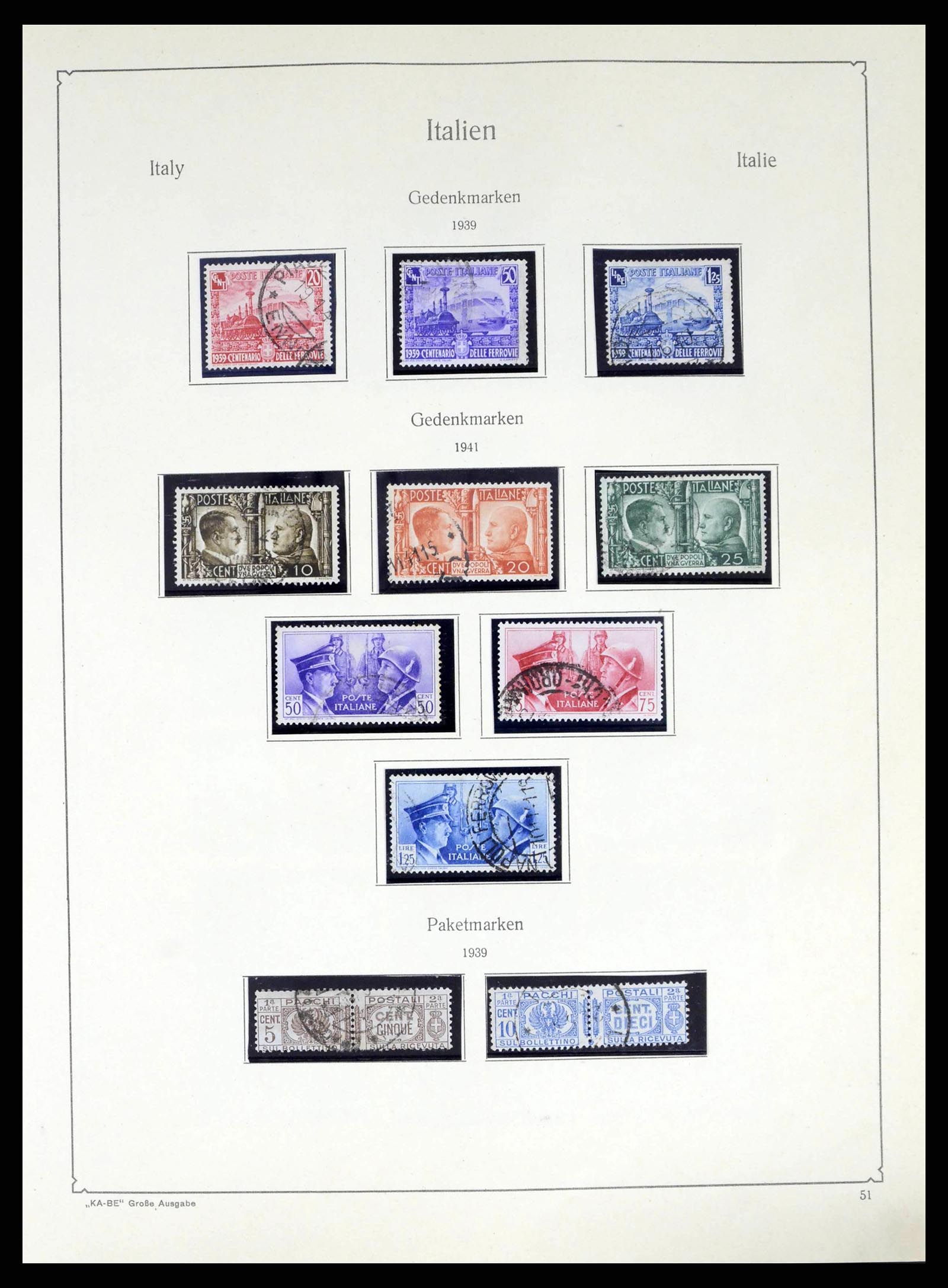 38220 0053 - Postzegelverzameling 38220 Italië 1863-2010.