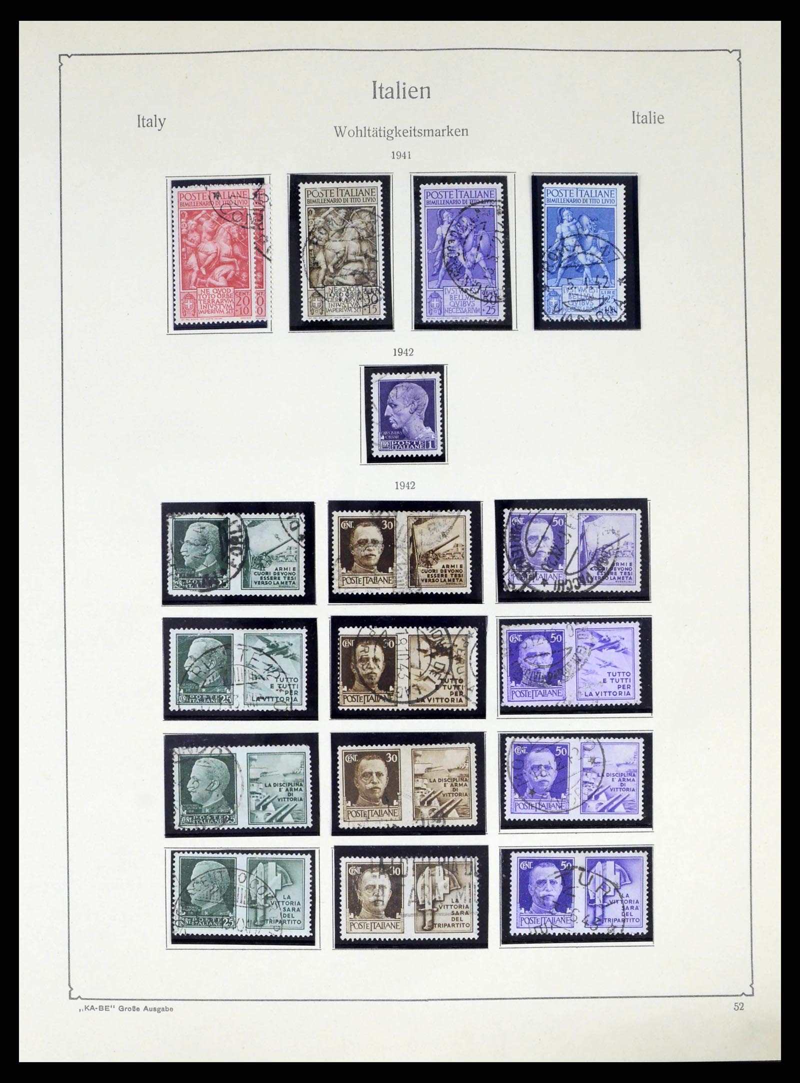 38220 0054 - Stamp collection 38220 Italy 1863-2010.