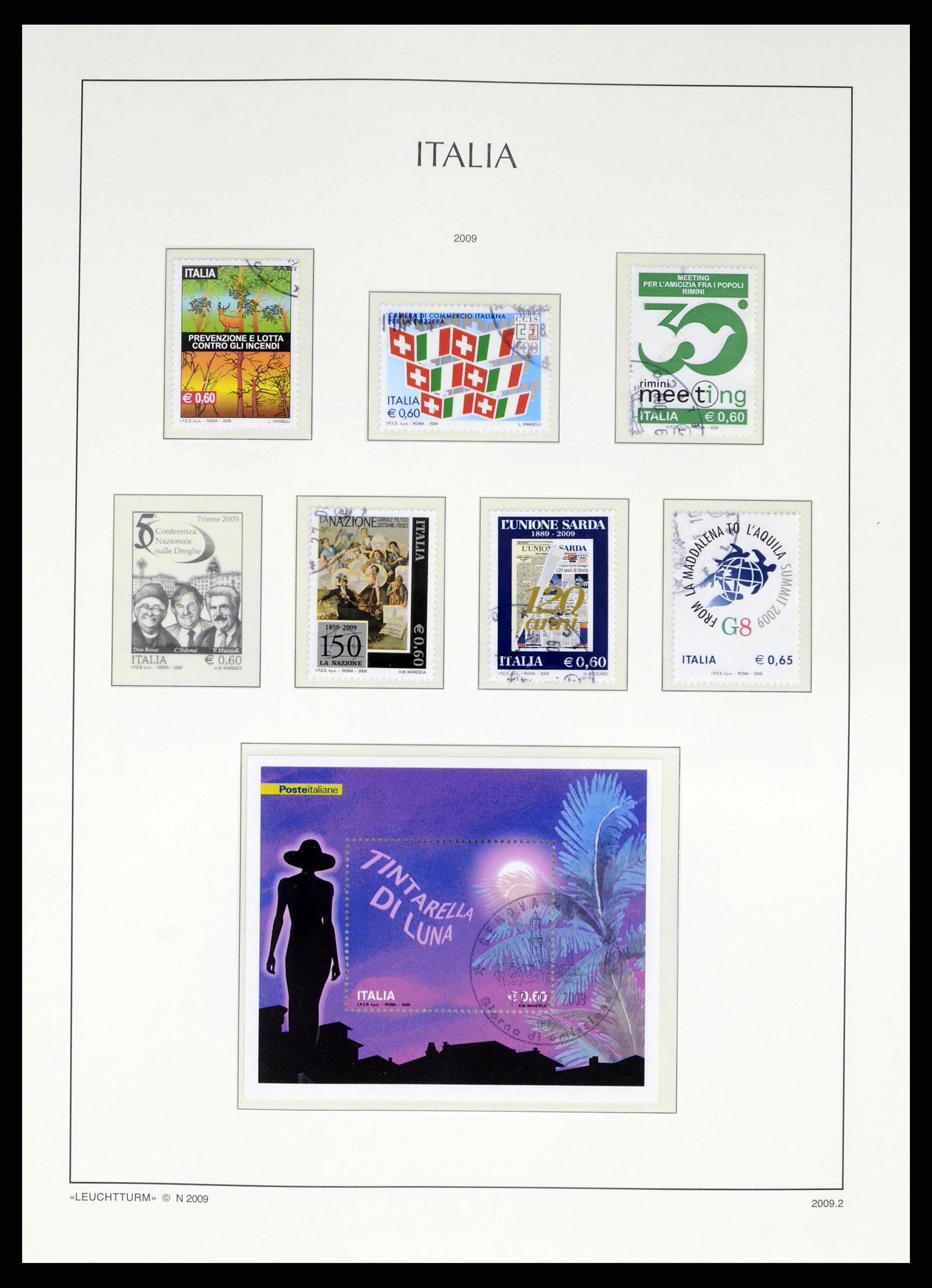 38220 0382 - Postzegelverzameling 38220 Italië 1863-2010.