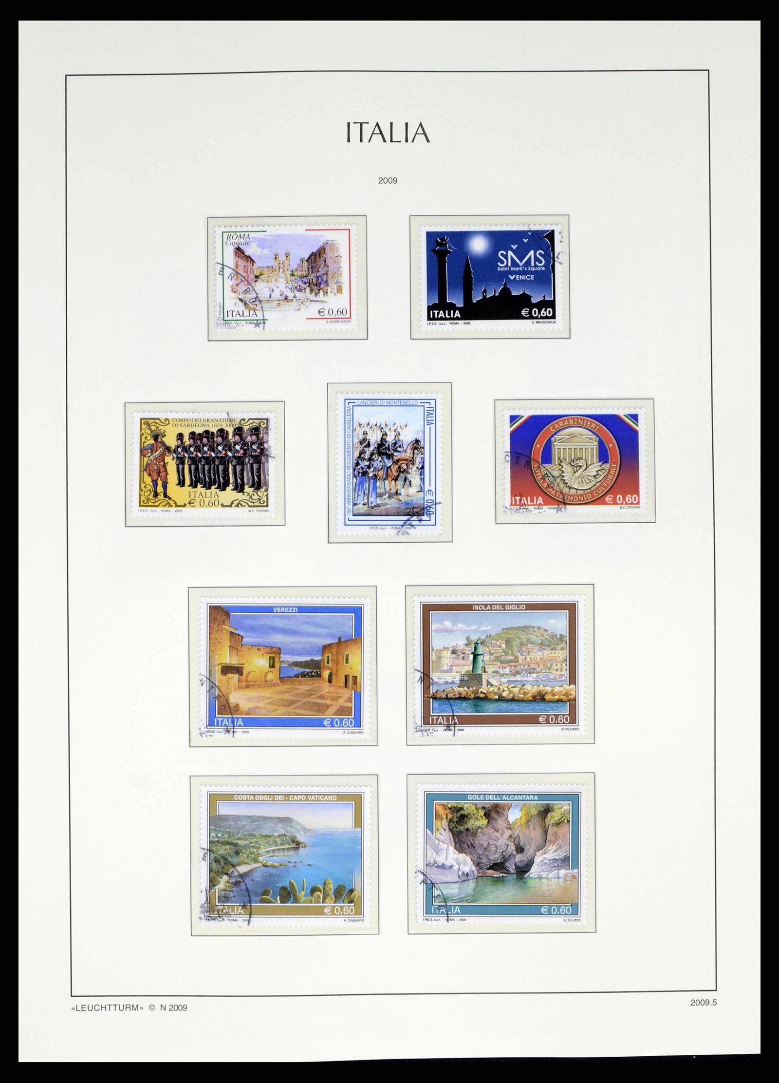 38220 0385 - Postzegelverzameling 38220 Italië 1863-2010.