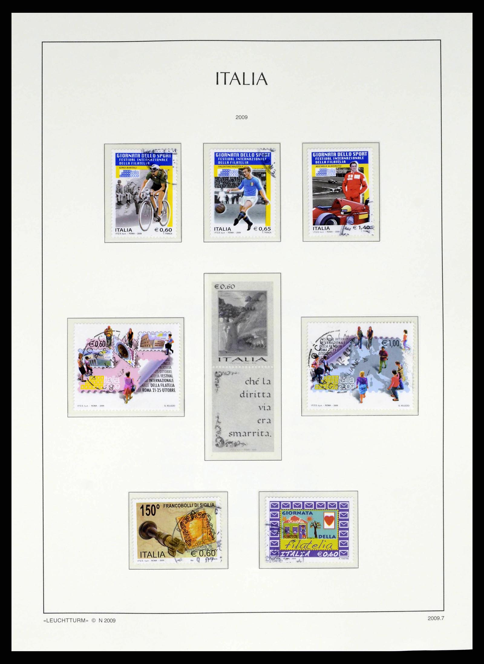 38220 0388 - Postzegelverzameling 38220 Italië 1863-2010.
