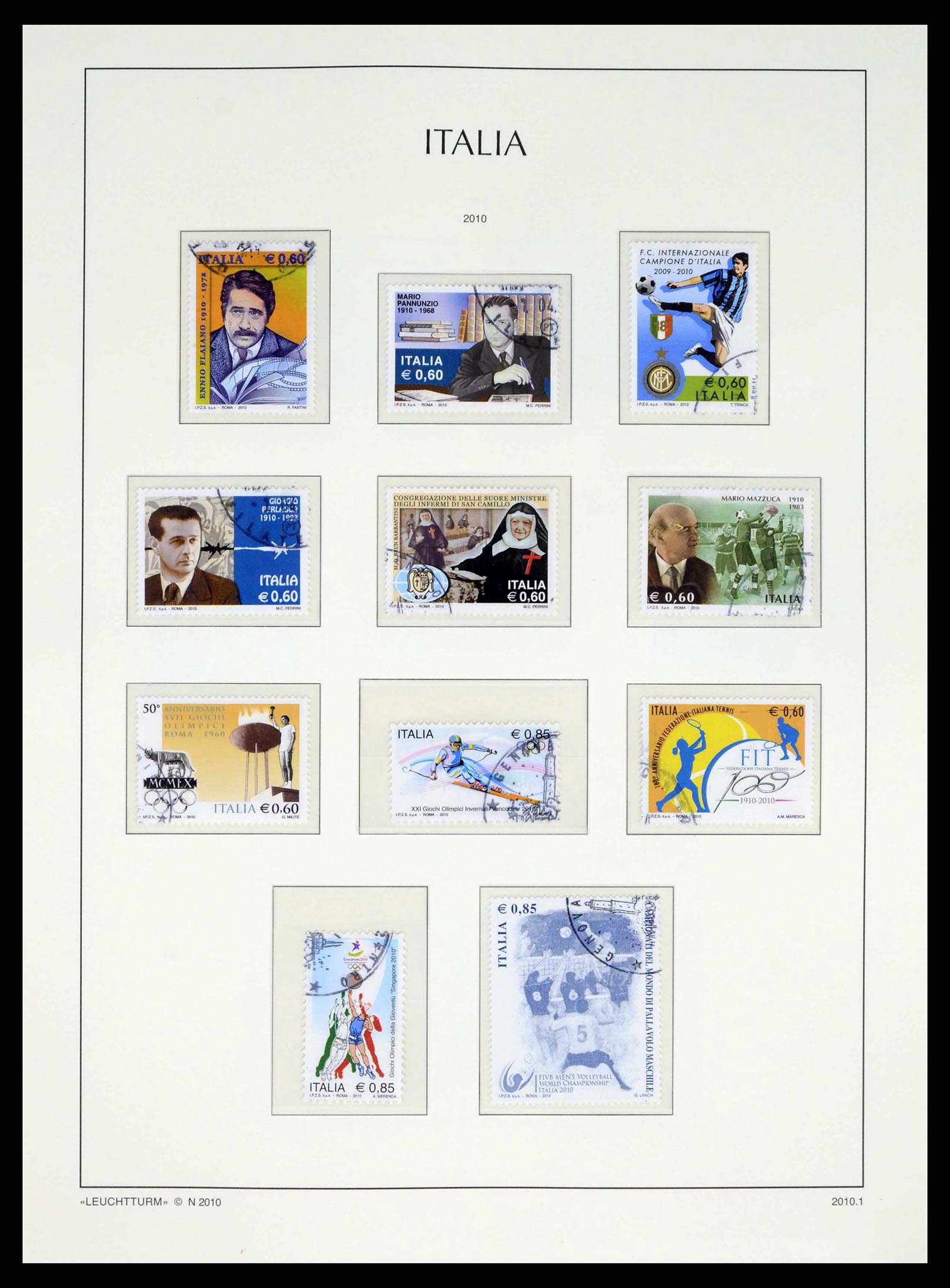 38220 0393 - Postzegelverzameling 38220 Italië 1863-2010.