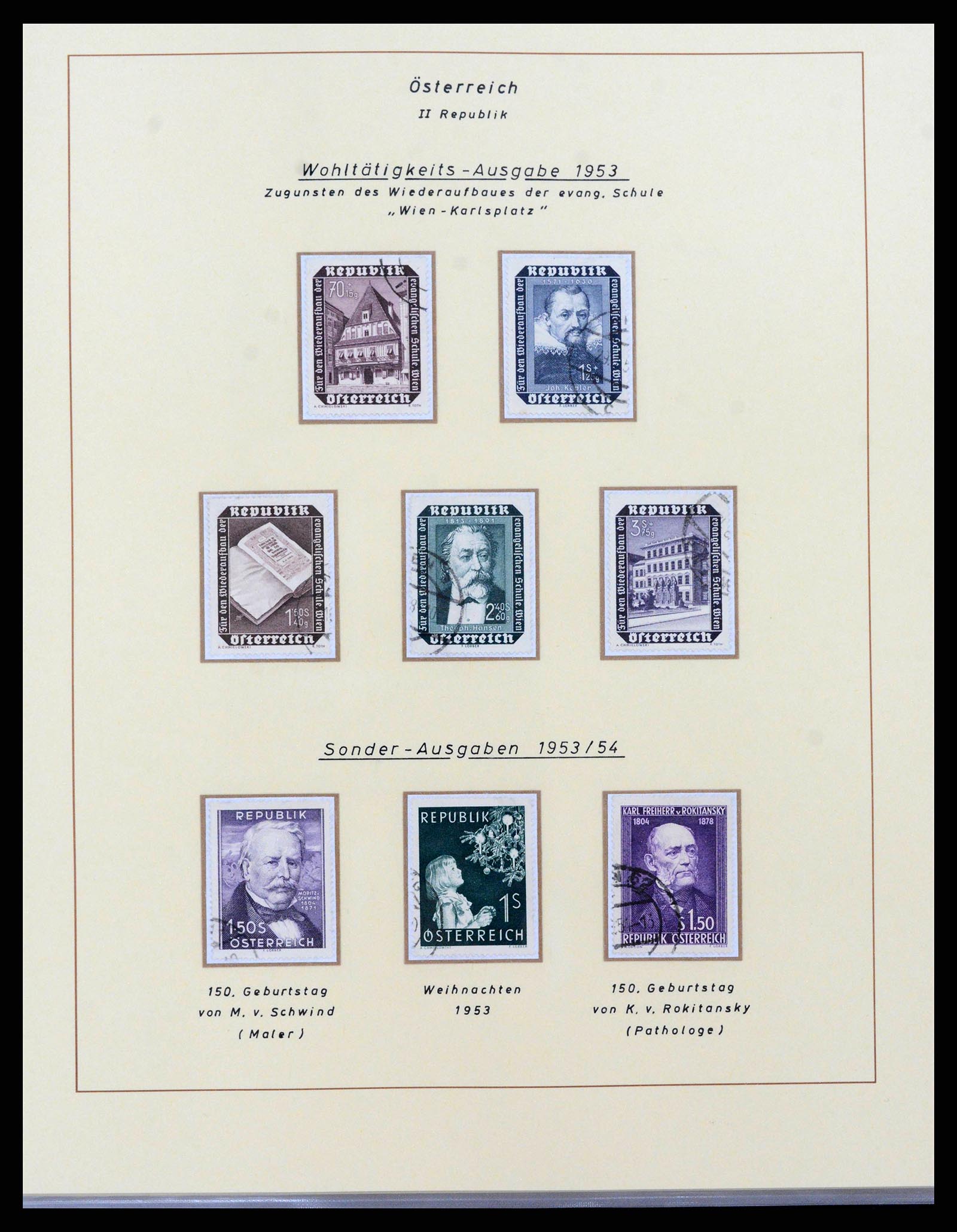 38223 0019 - Postzegelverzameling 38223 Oostenrijk 1945-1957.