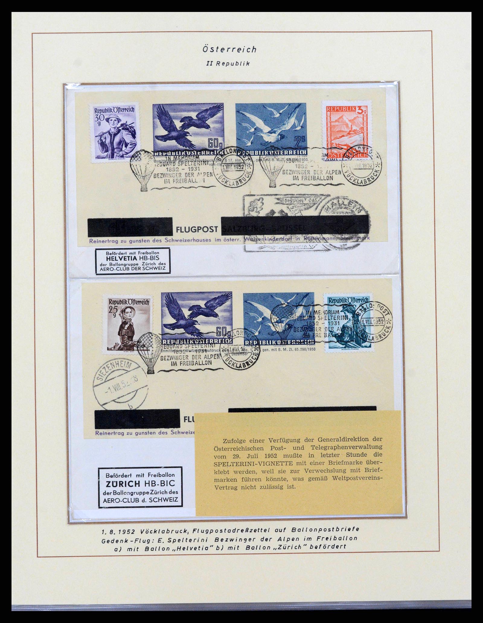 38223 0021 - Postzegelverzameling 38223 Oostenrijk 1945-1957.