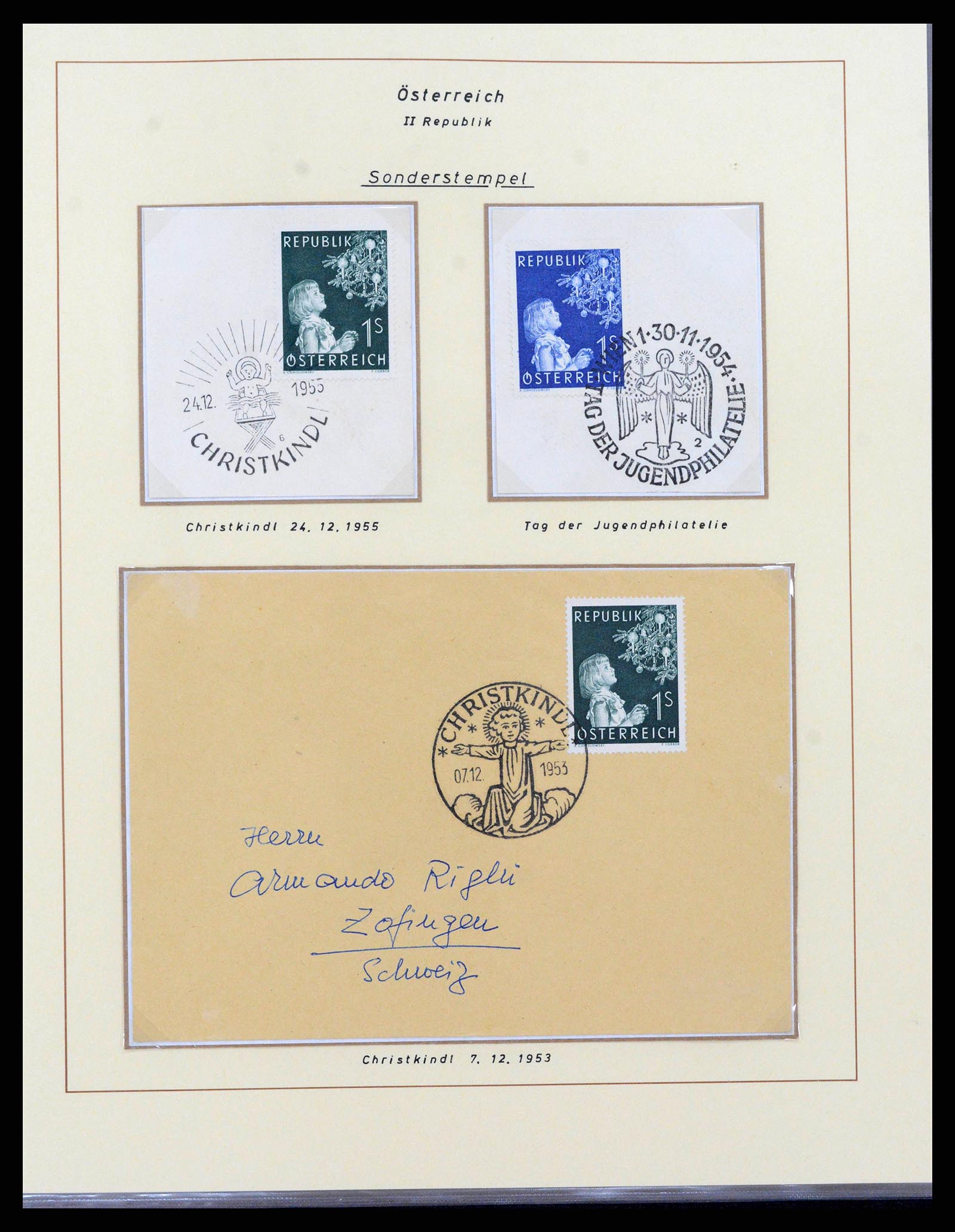 38223 0024 - Postzegelverzameling 38223 Oostenrijk 1945-1957.