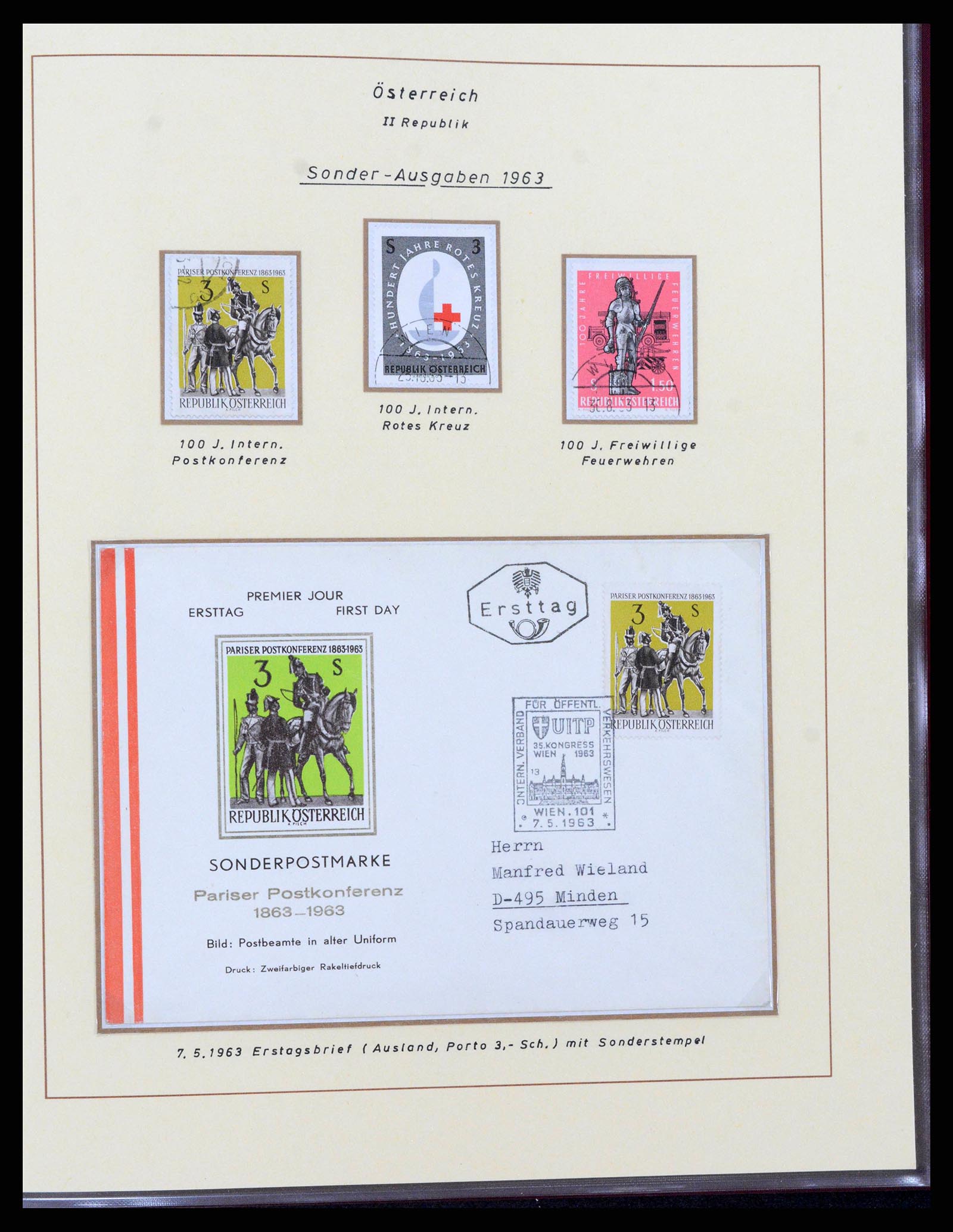 38223 0029 - Postzegelverzameling 38223 Oostenrijk 1945-1957.